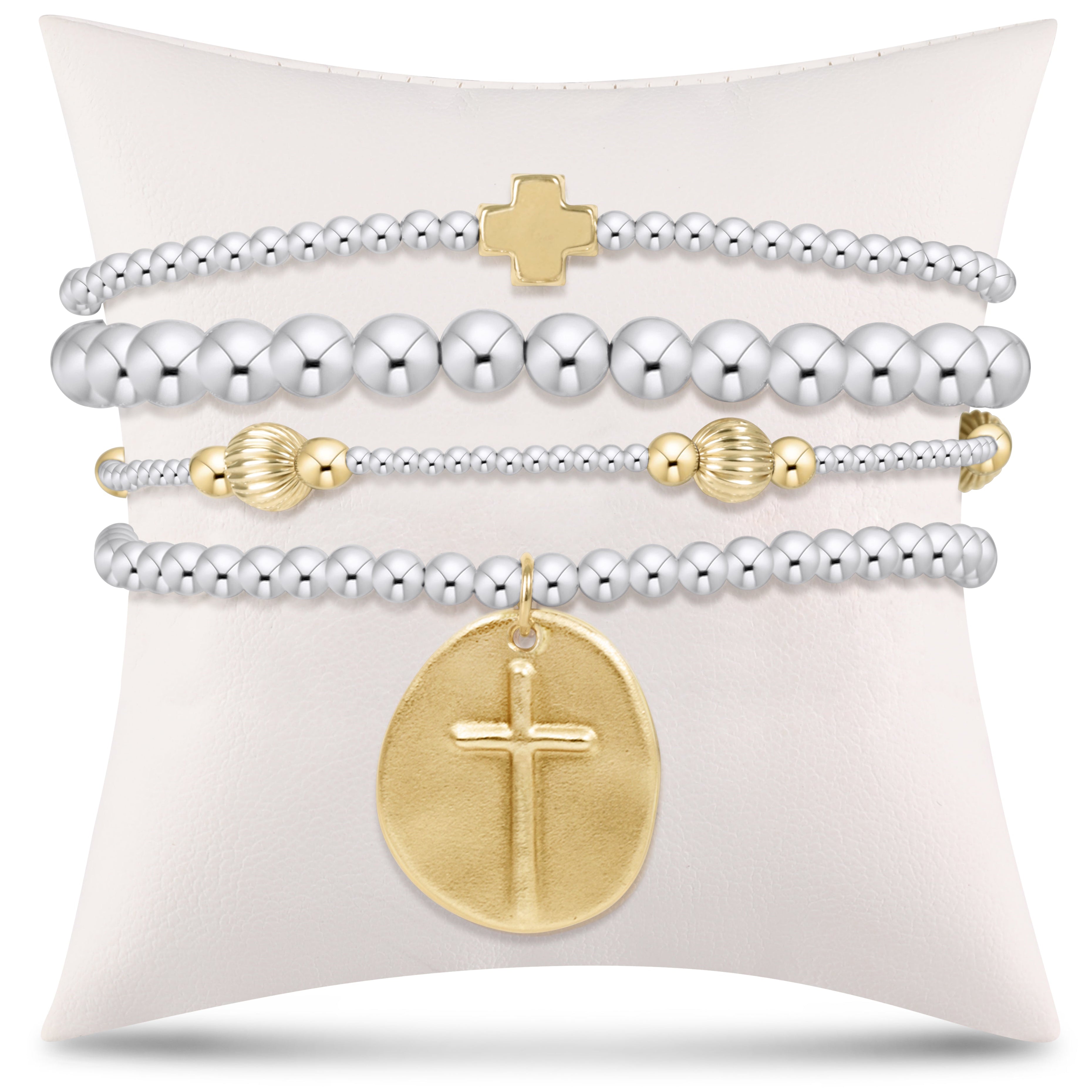 e's luxe go-to gift stack - mixed metal