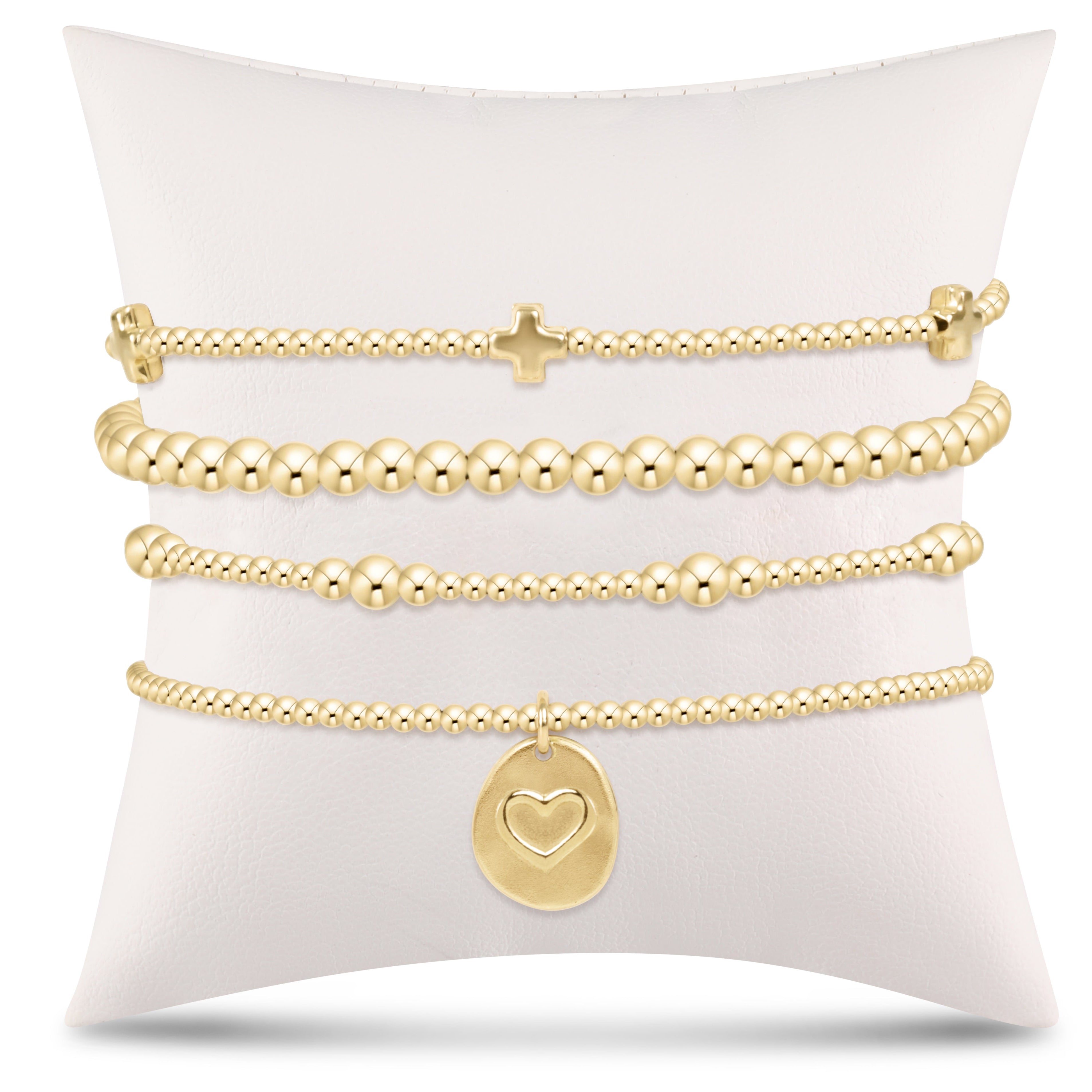 e's go-to gift stack - gold small inspire love