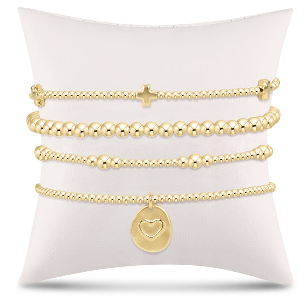 e's go-to gift stack - gold small inspire love