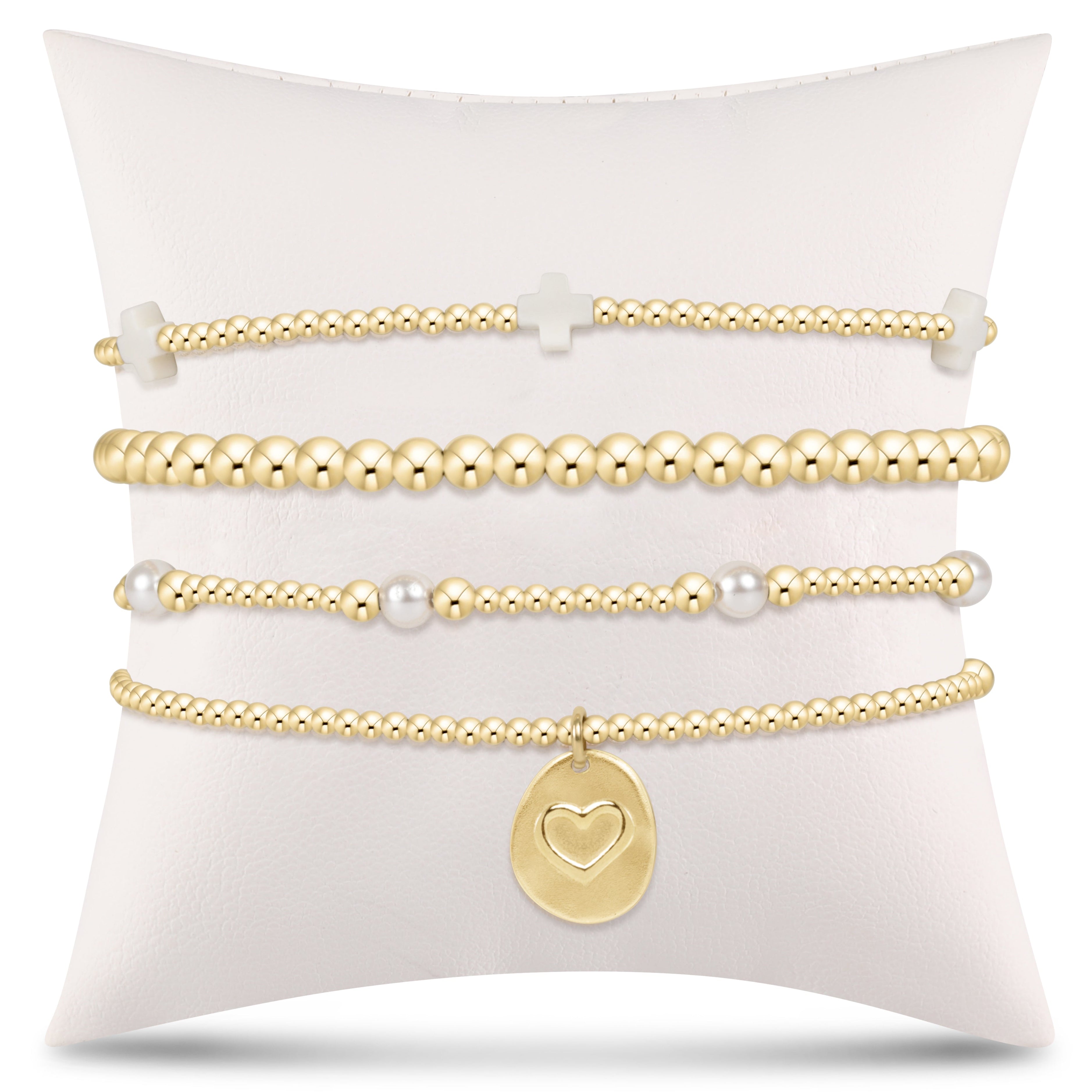 e's go-to gift stack - off-white small inspire love