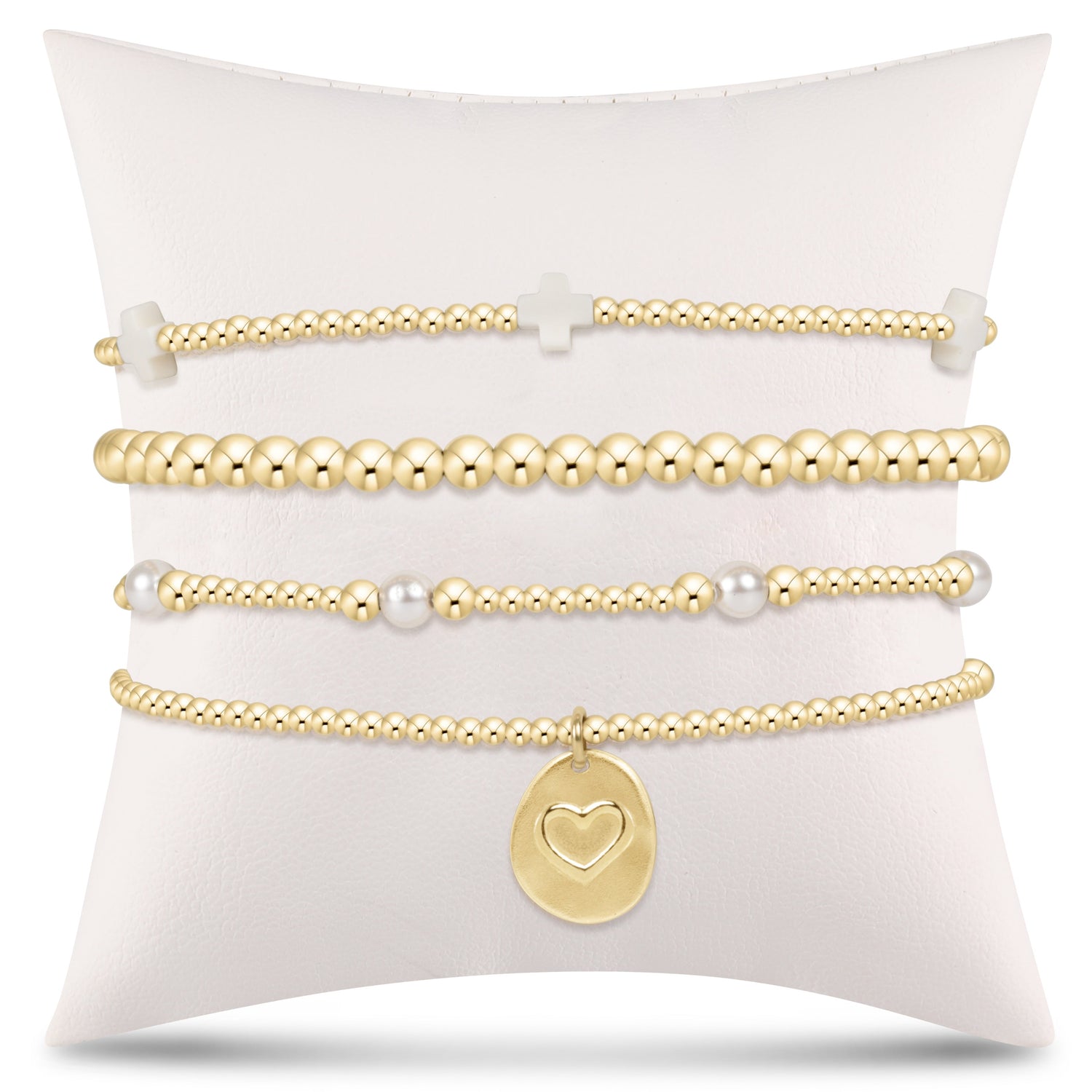 e's go-to gift stack - off-white small inspire love