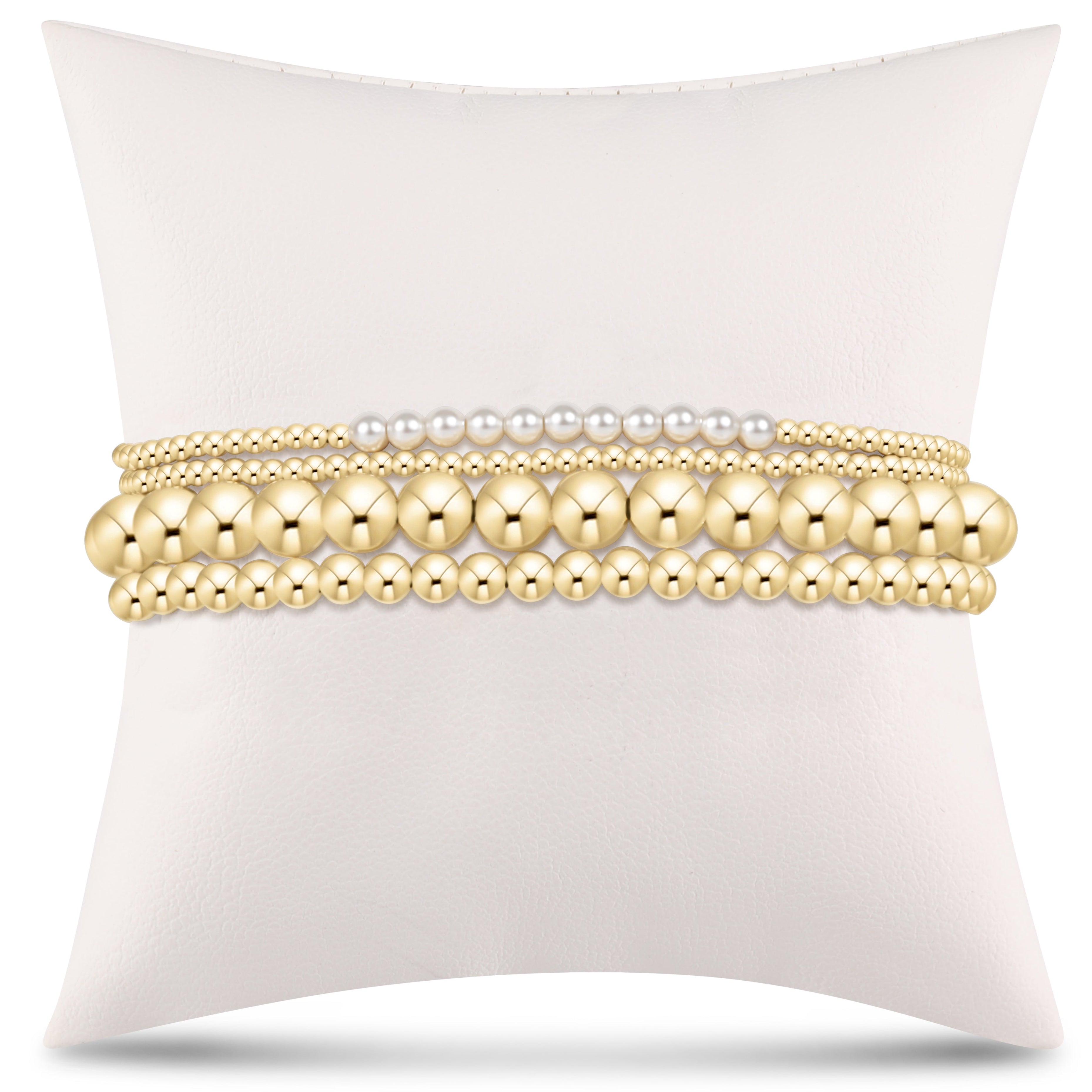 everyday stack of 4 - pearl