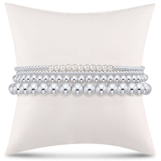 everyday sterling stack of 4 - pearl