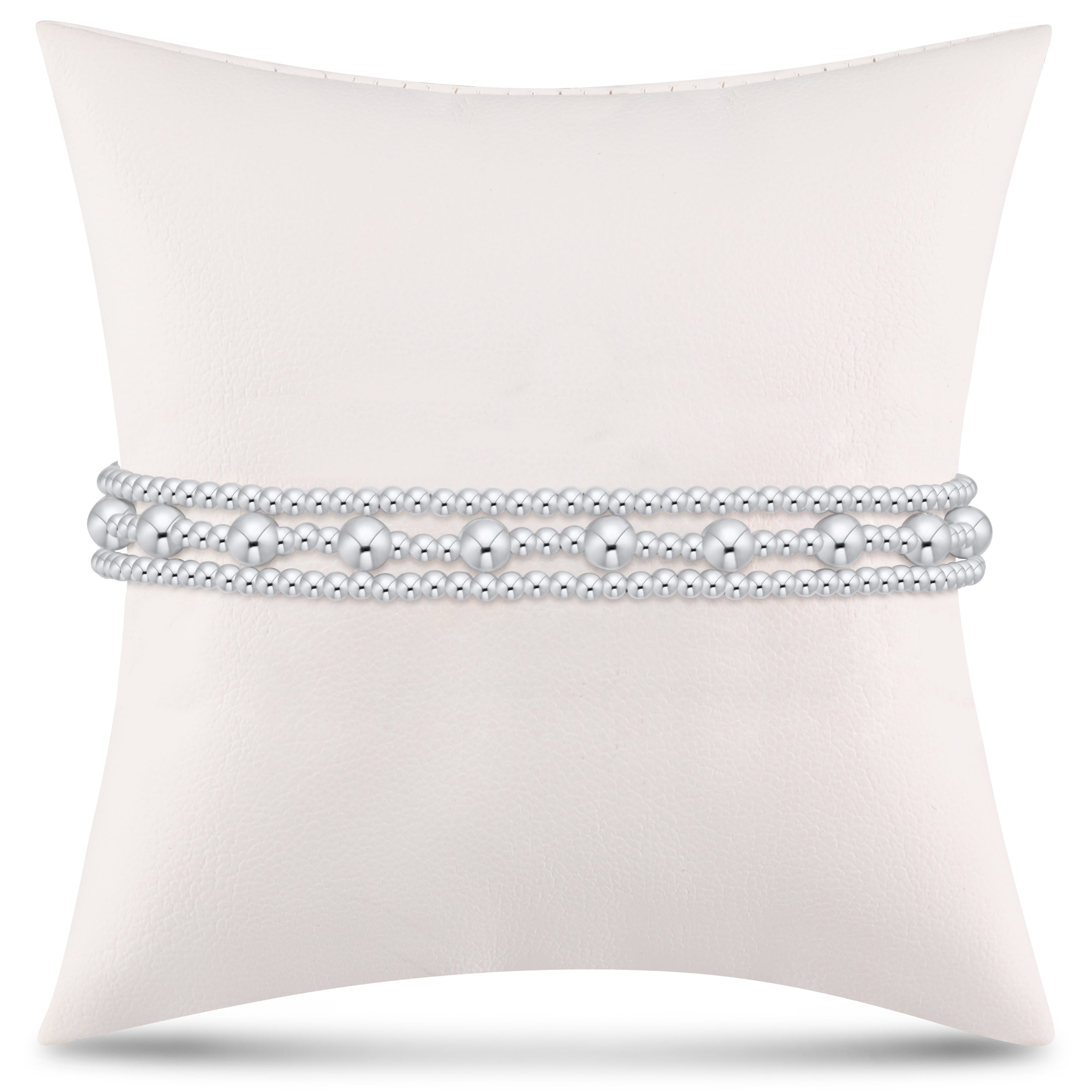 simply classic sincerity stack - sterling - stack of 3