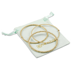 Classic Beaded Bangle Stack