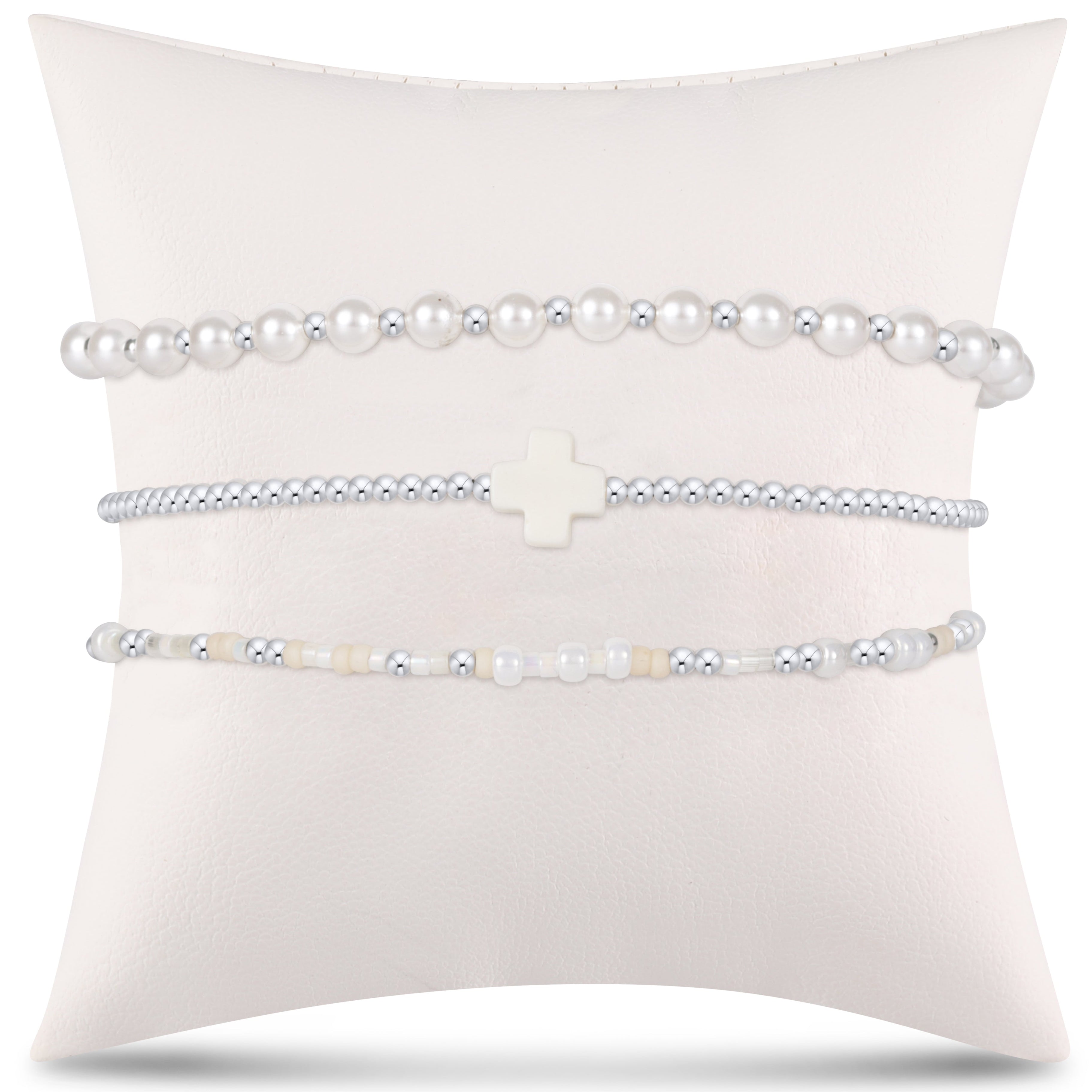 e's gift drawer stack - sterling off-white