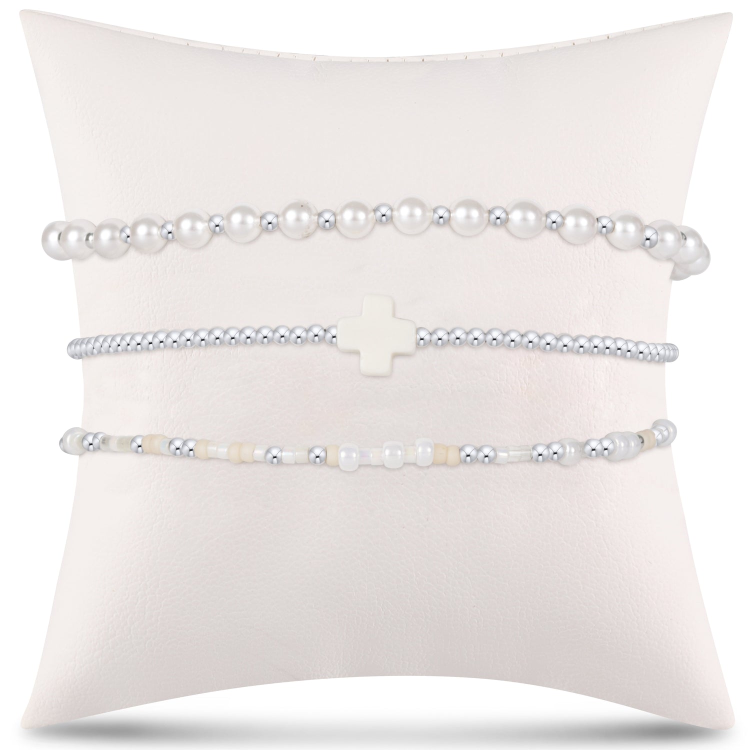 e's gift drawer stack - sterling off-white