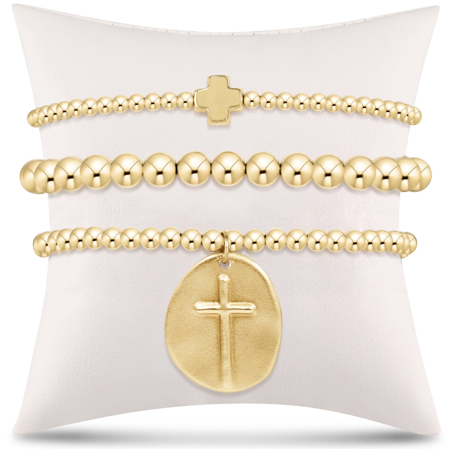 enewton Extends - e's luxe go-to gift stack - gold