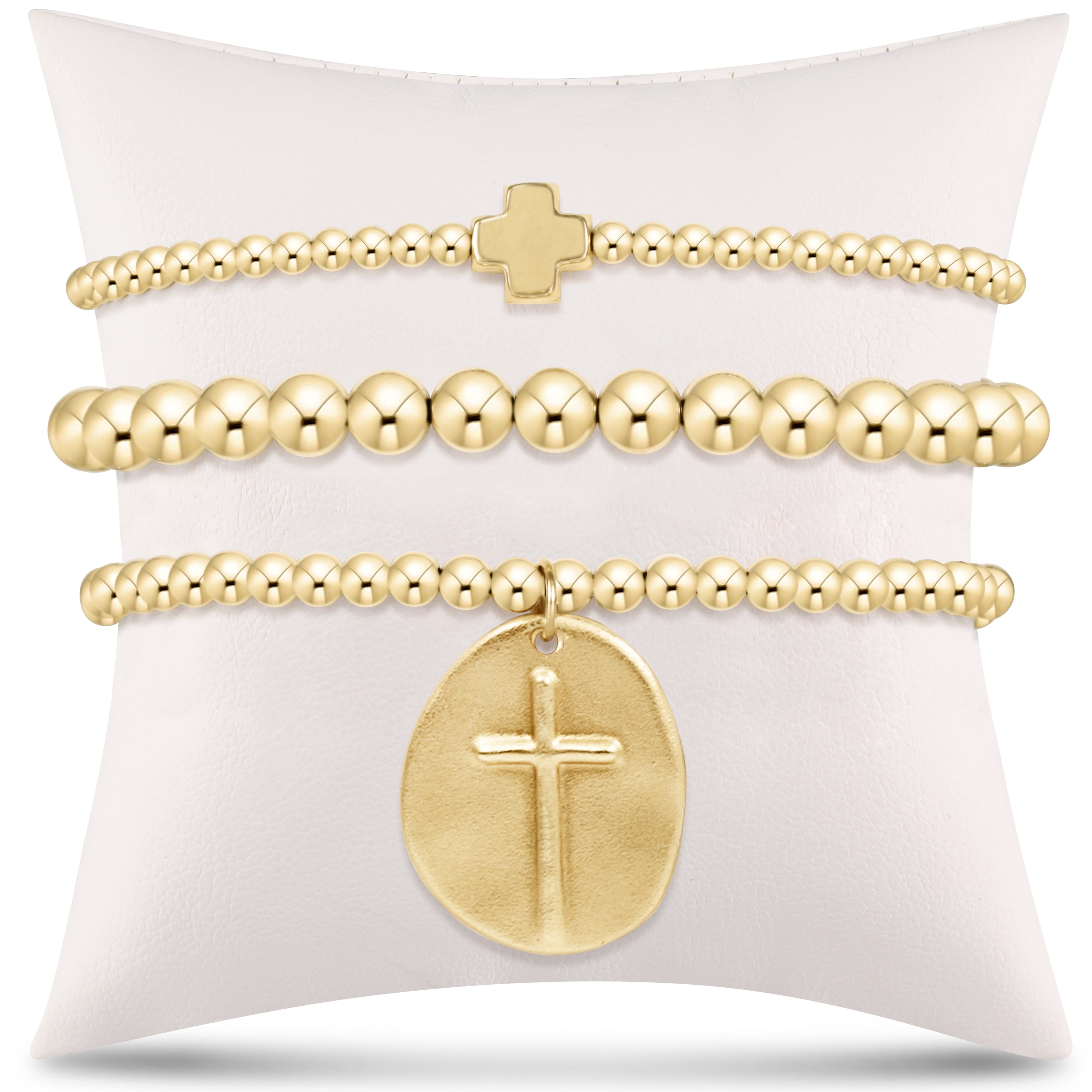 enewton Extends - e's luxe go-to gift stack - gold