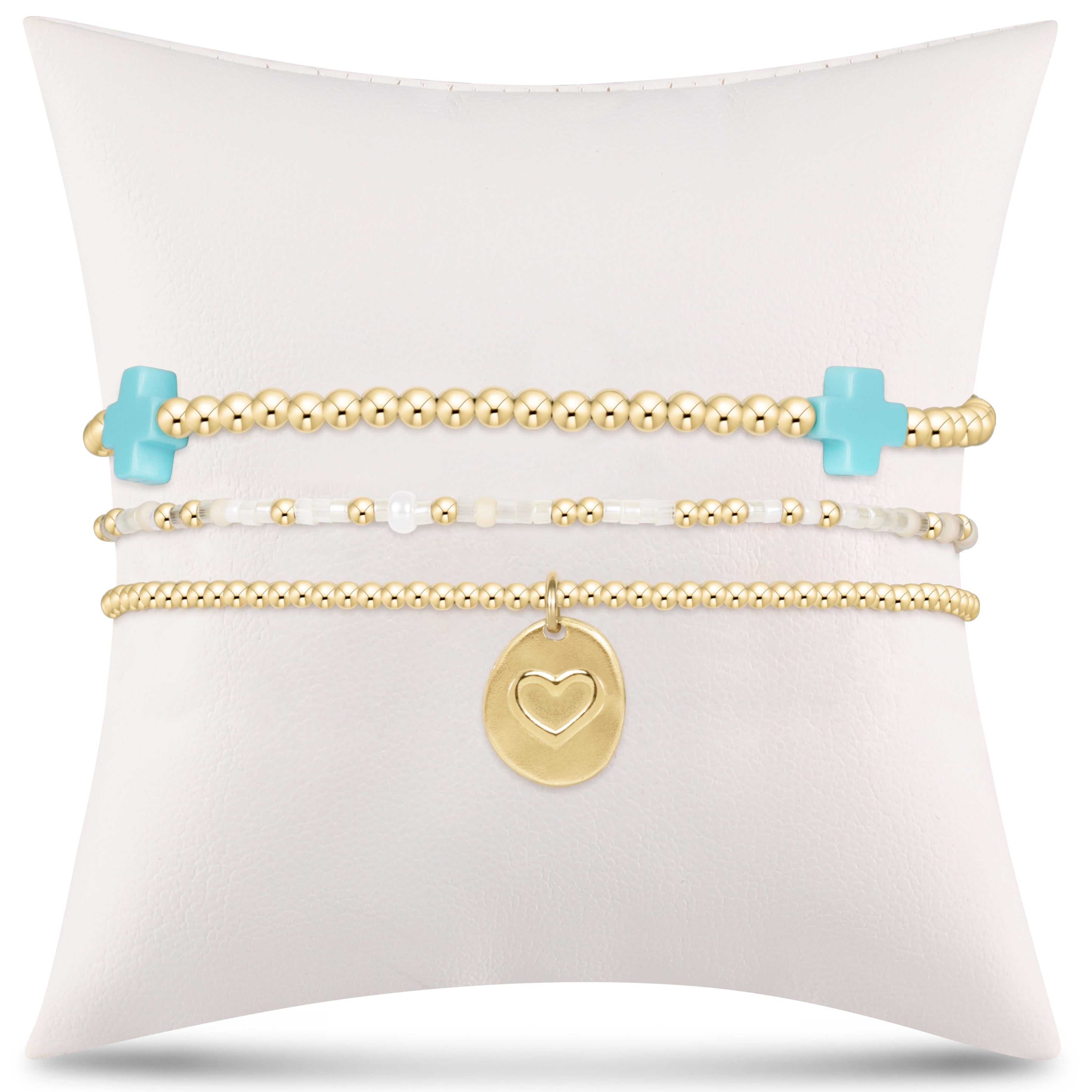 enewton Extends - e's go-to gift stack - turquoise small inspire love