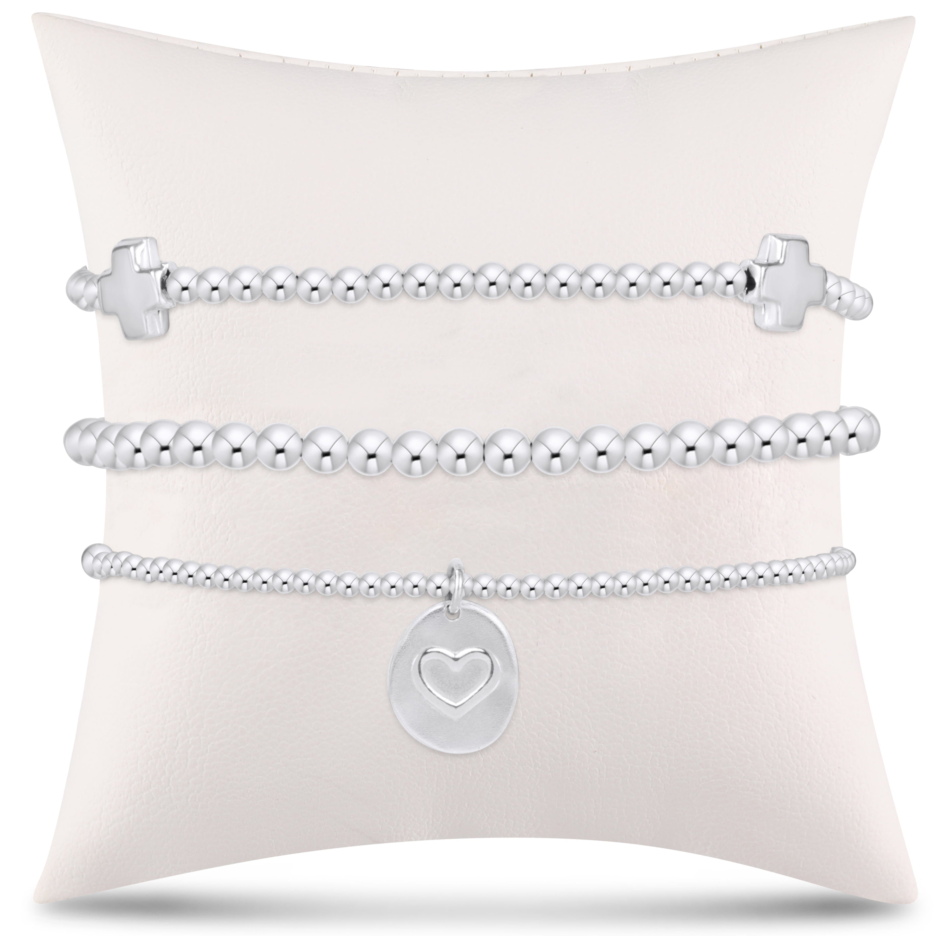 enewton Extends - e's go-to gift stack - sterling small inspire love