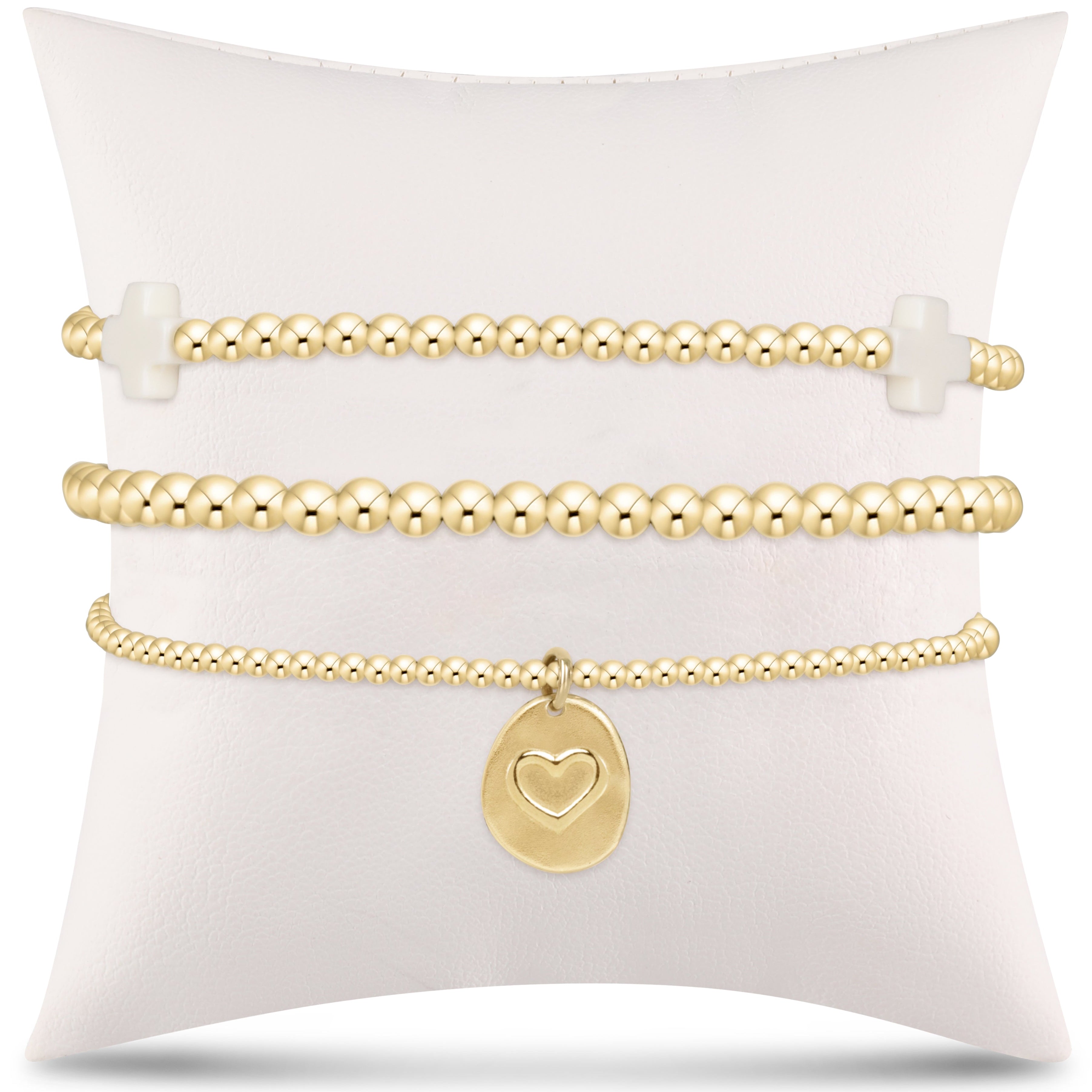 enewton Extends - e's go-to gift stack - off-white small inspire love