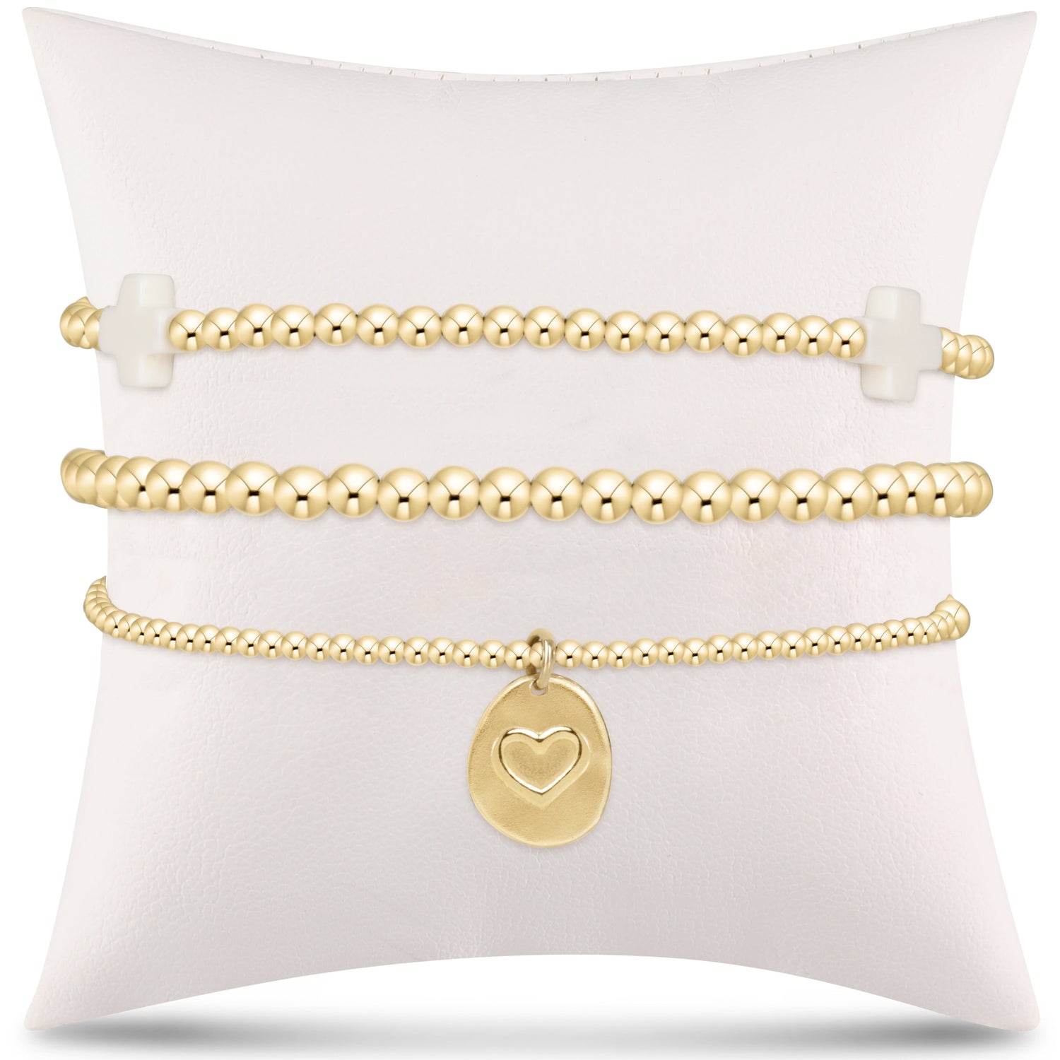 enewton Extends - e's go-to gift stack - off-white small inspire love