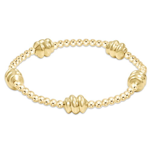 Admire Gold 3mm Bead Bracelet - Gold