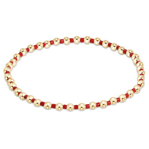 Hope Grateful Bracelet - Bright Red