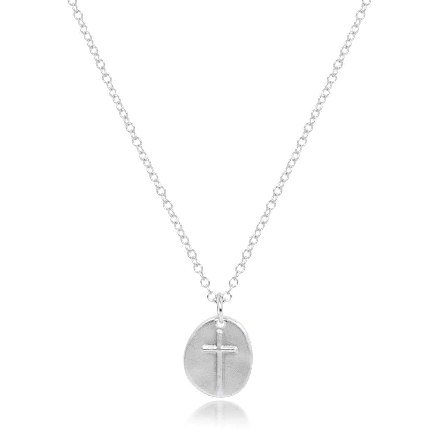 16" Necklace Sterling - Inspire Small Sterling Charm
