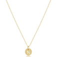 16" Necklace Gold - Respect Small Gold Disc