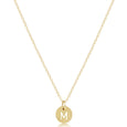 16" Necklace Gold - Respect Small Gold Disc