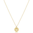 16" Necklace Gold - Respect Small Gold Disc