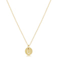 16" Necklace Gold - Respect Small Gold Disc