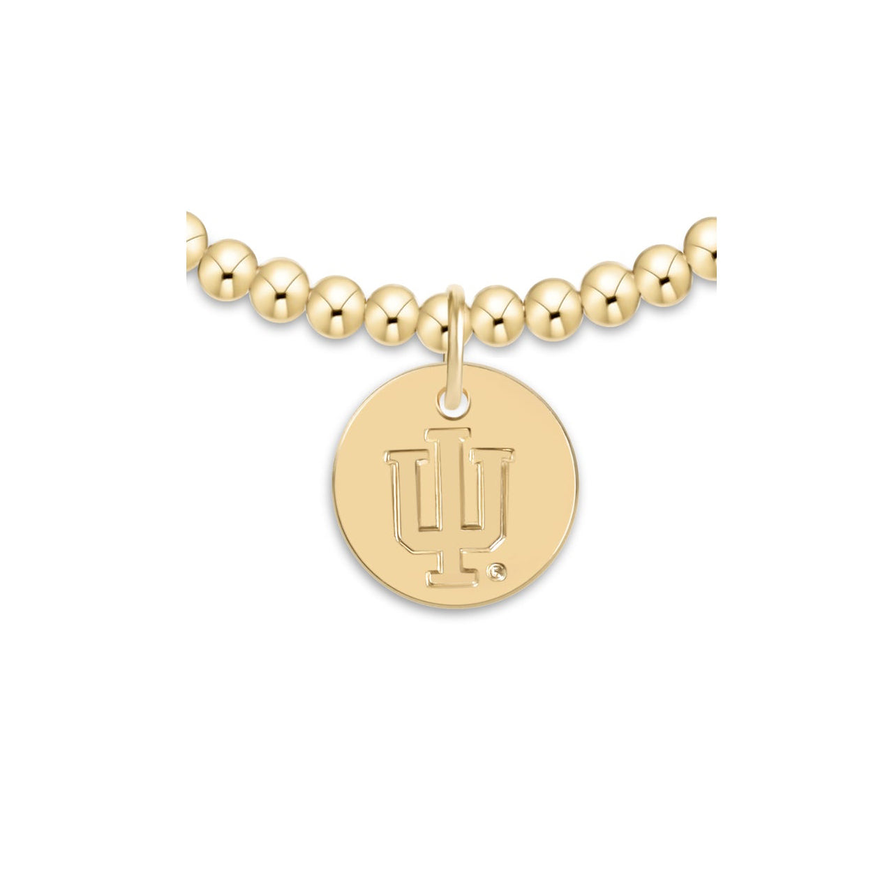 eCOLLEGIATE Classic Gold 3mm Bracelet - Indiana University