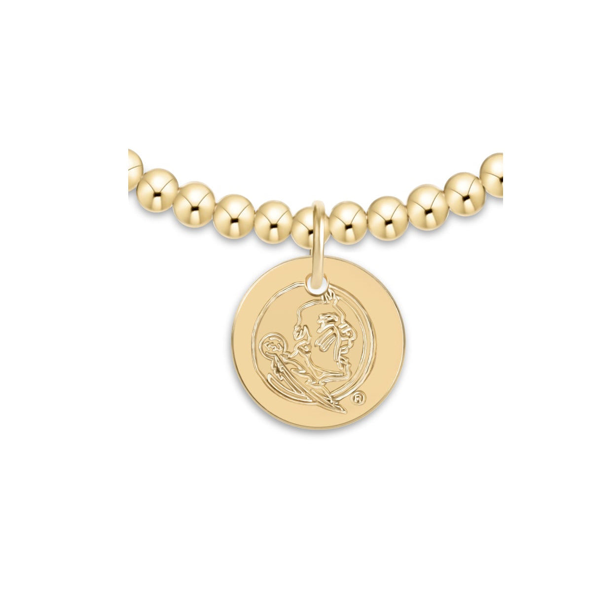 eCOLLEGIATE Classic Gold 3mm Bracelet - FSU
