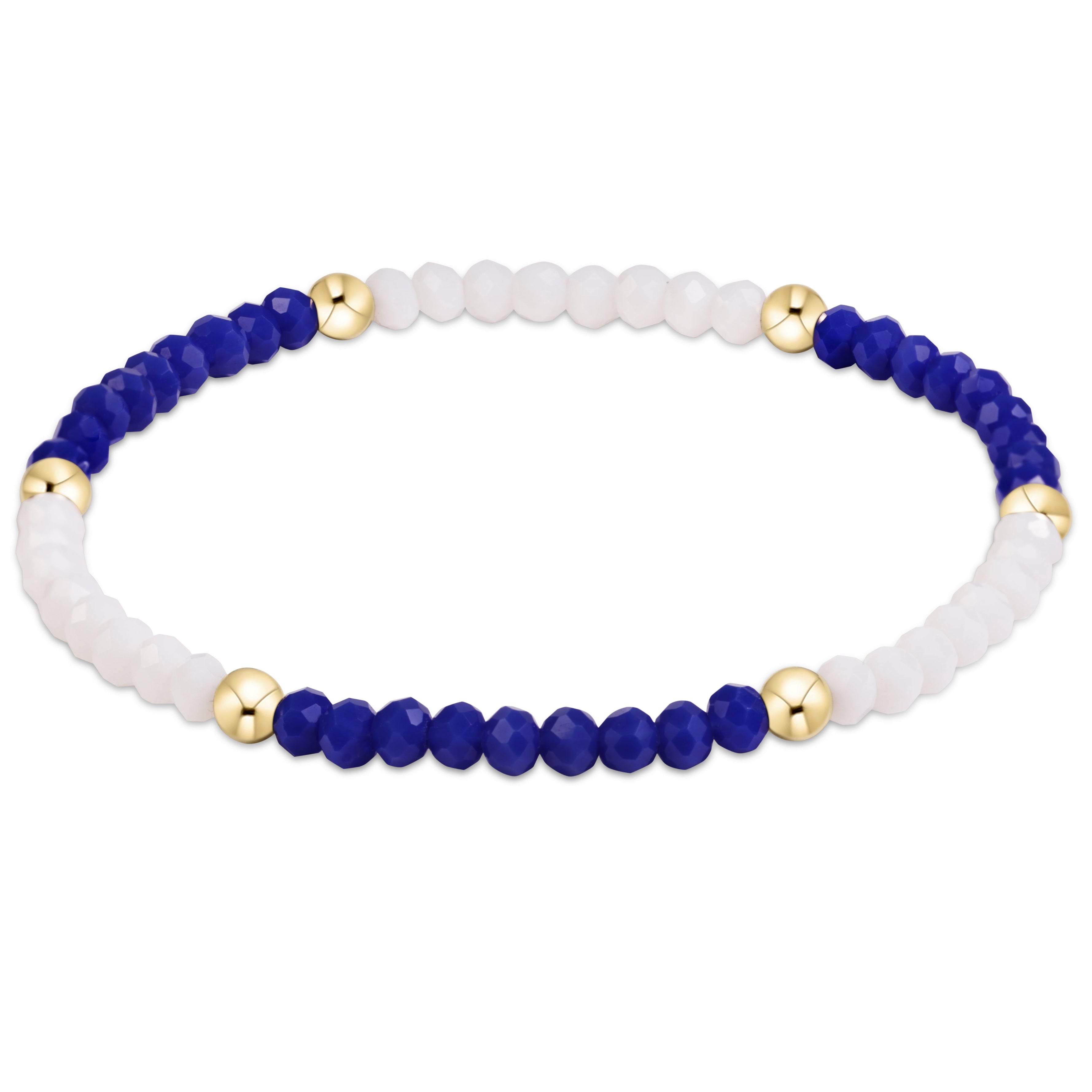 Gameday Flirty Presence Bracelet - Blue - White