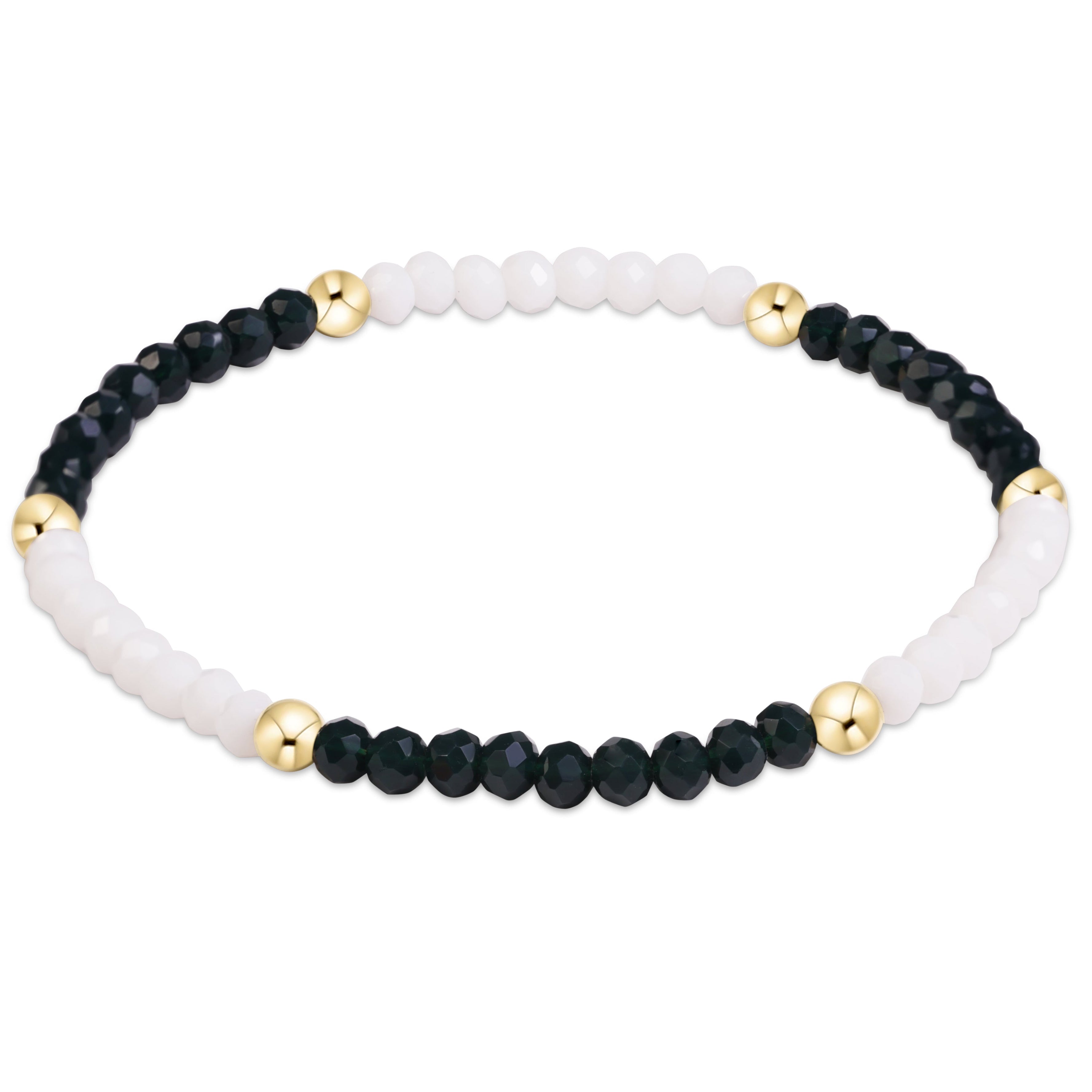 Gameday Flirty Presence Bracelet - Dark Green - White