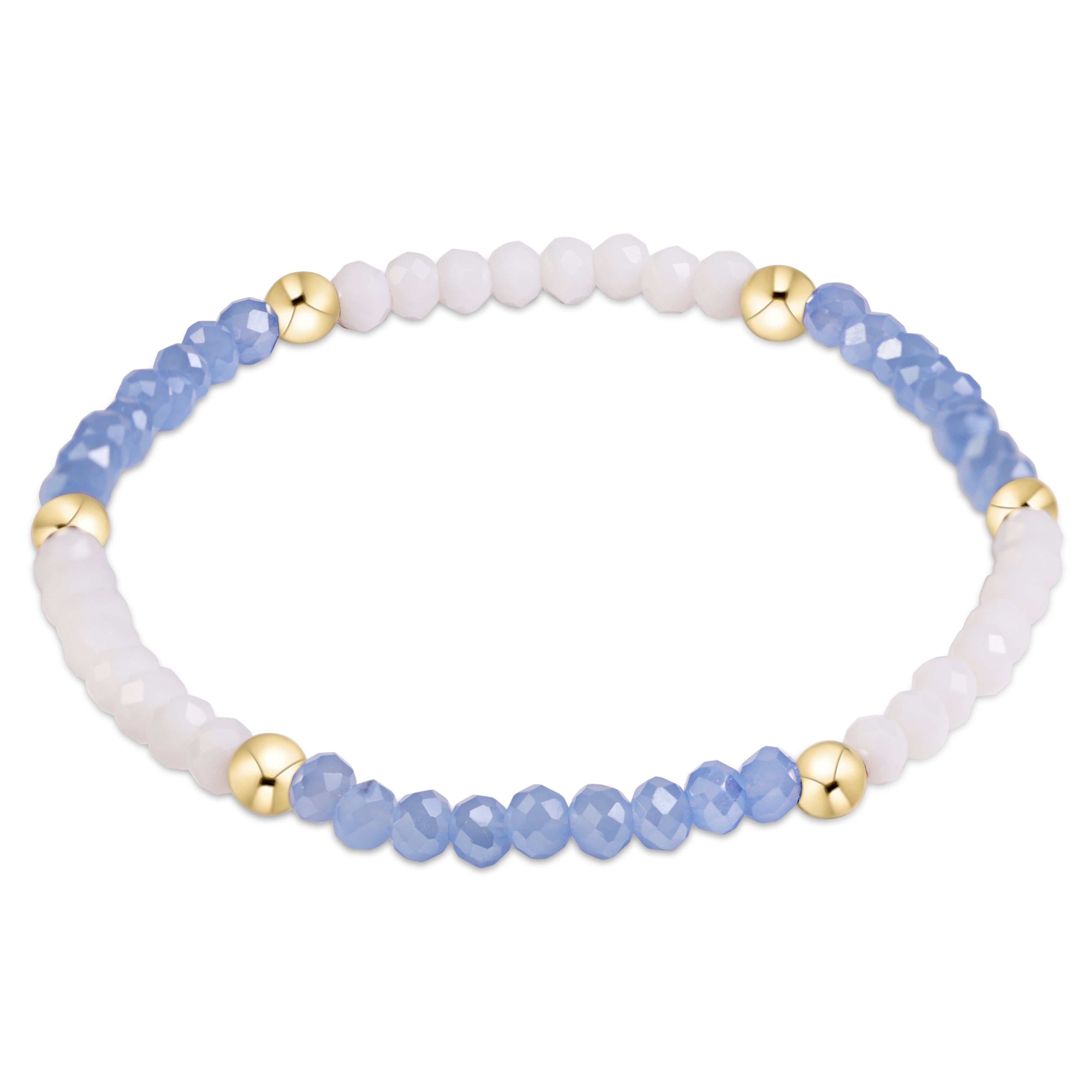 Gameday Flirty Presence Bracelet - Light Blue - White