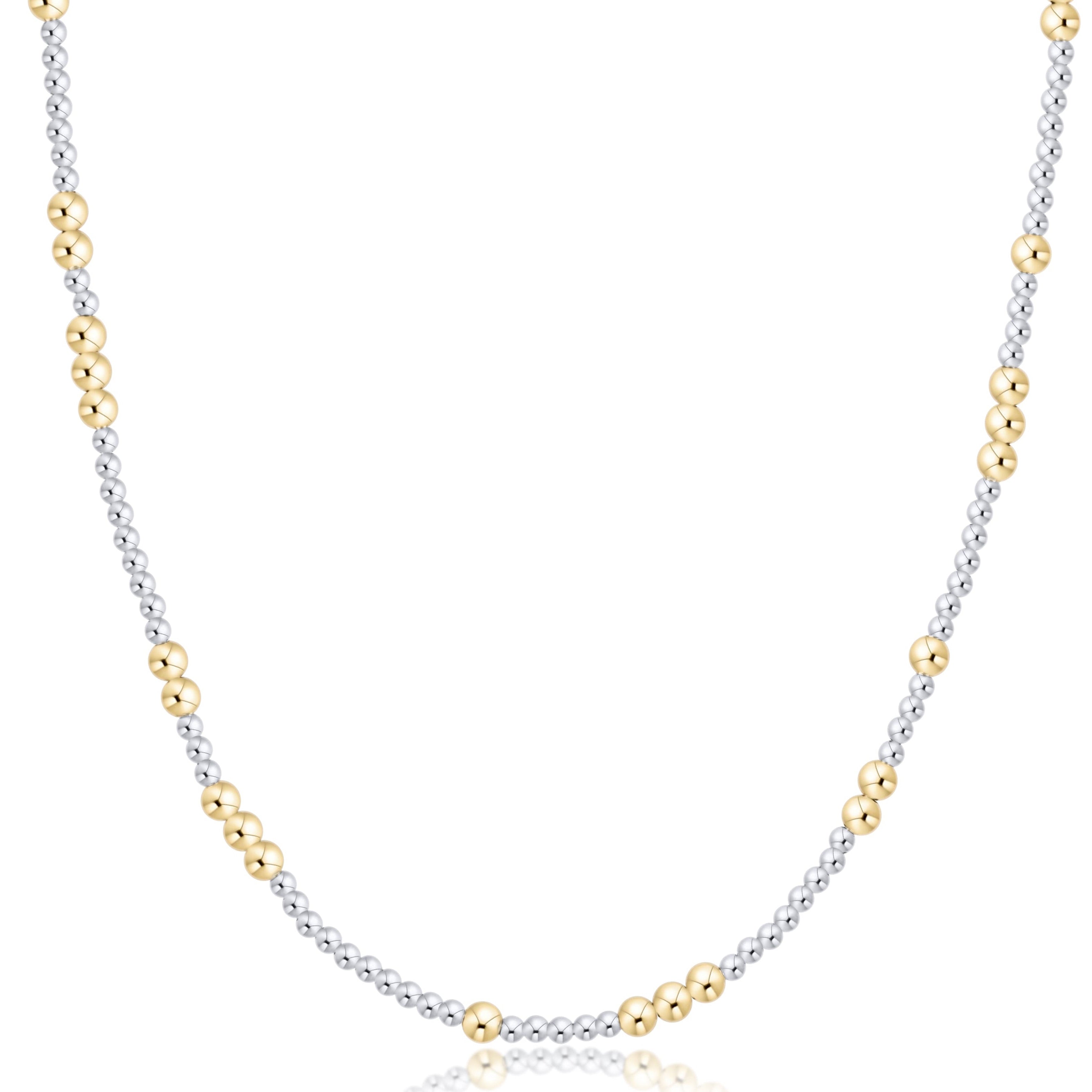 Choker Beaded - Hope Unwritten Mixed Metal 3mm