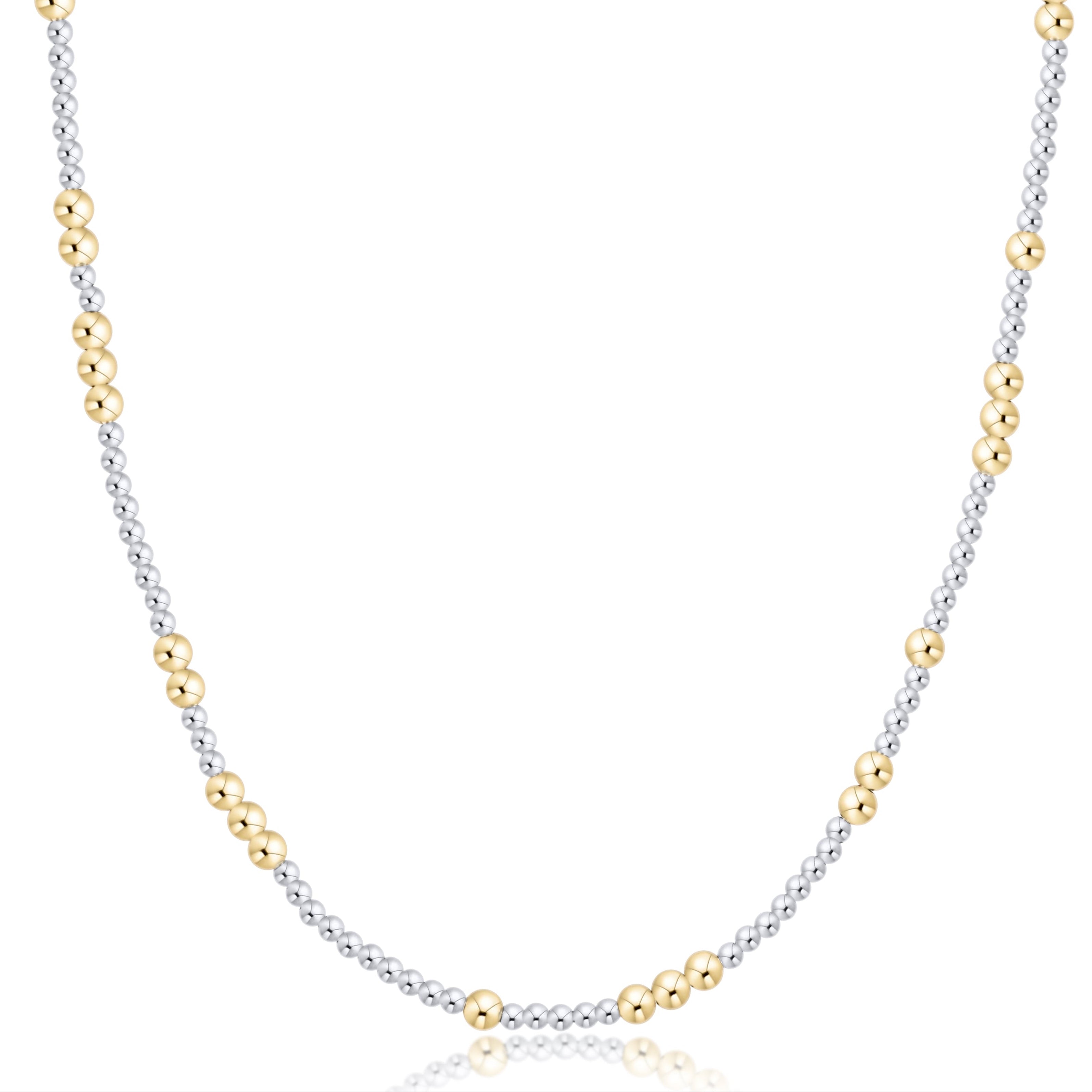 Choker Beaded - Hope Unwritten Mixed Metal 3mm