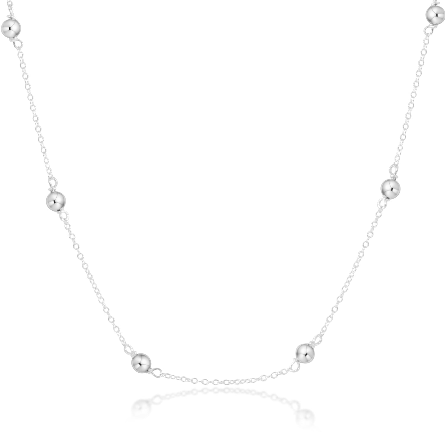 Choker Simplicity Chain Sterling - Classic 4mm Sterling