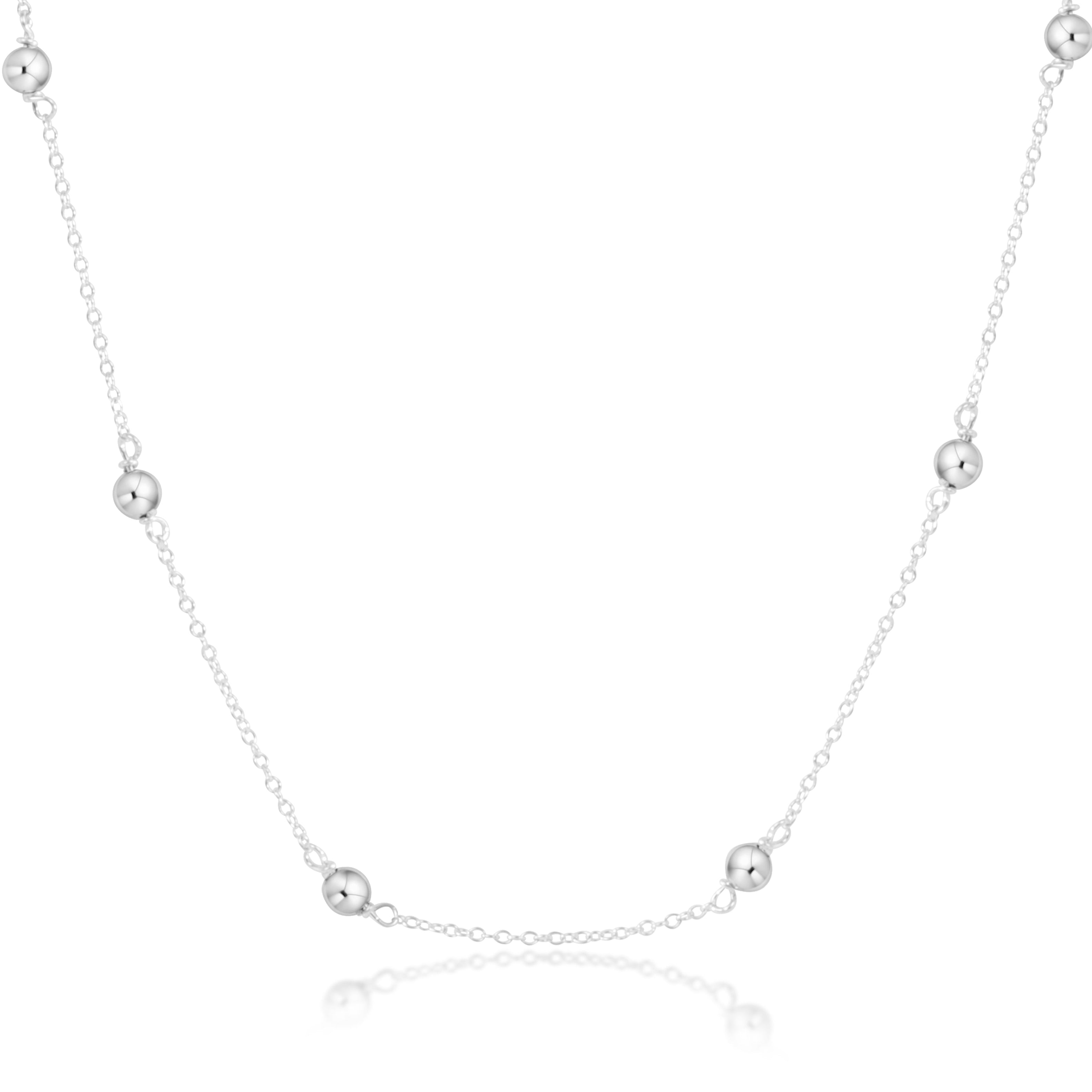 Choker Simplicity Chain Sterling - Classic 4mm Sterling