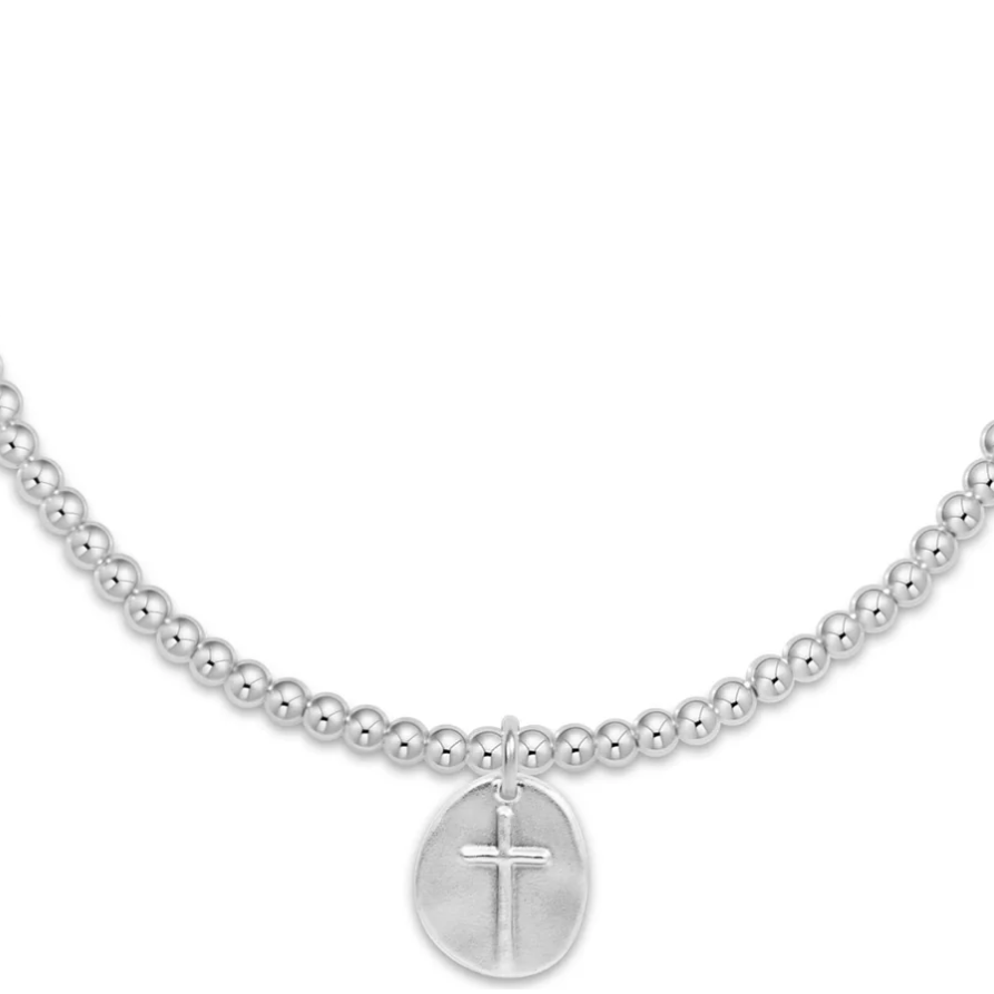 Choker Classic Sterling 2mm Bead - Inspire Small Sterling Charm