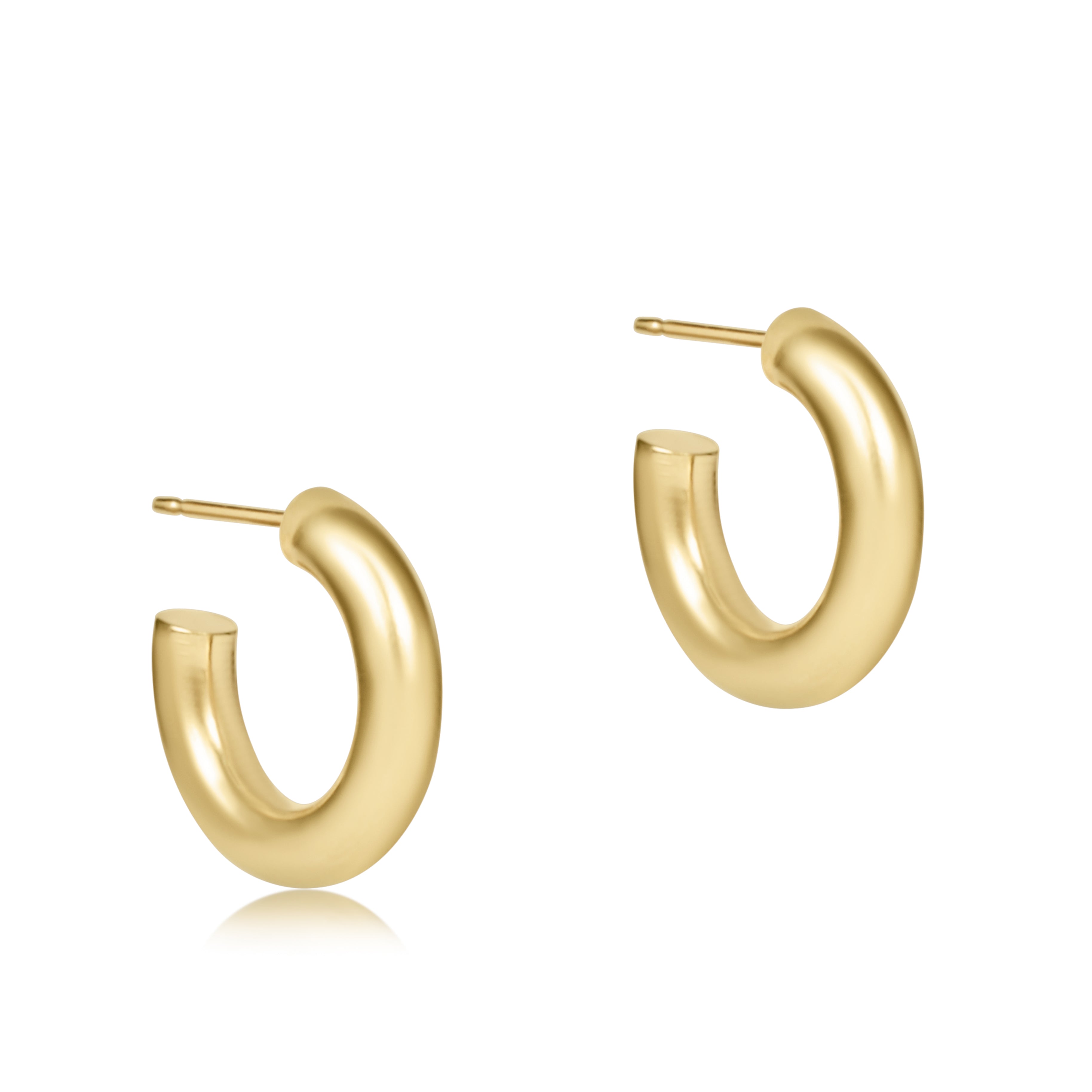 ENEWTON-HUGGIE GOLD 0.5 HOOP-CLASSIC PEARL 8MM CHARM
