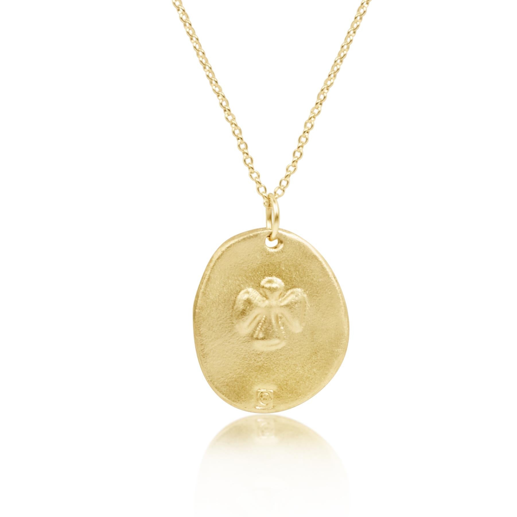 16" Necklace Gold - Inspire Gold Charm