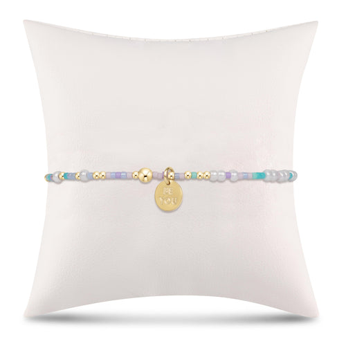 egirl Hope Unwritten Bracelet - How Do You Lilac Me Now? - be you. Small Gold Disc