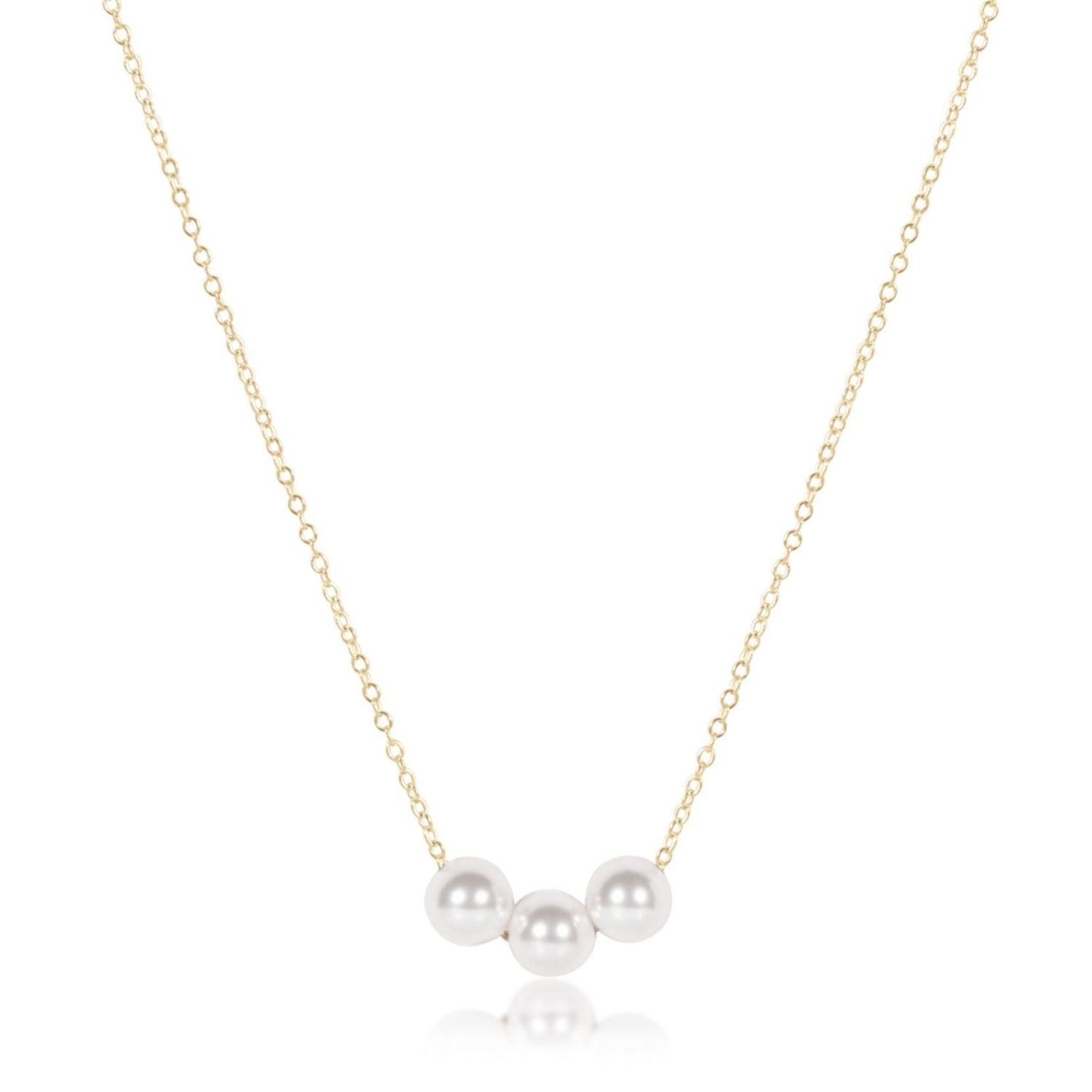 egirl 14" Necklace Gold- Joy Pearl