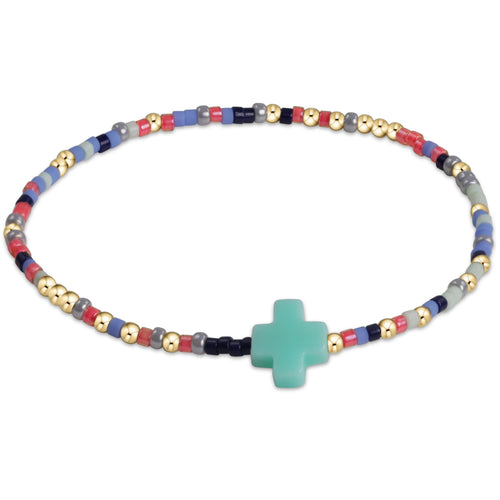 egirl Hope Unwritten Signature Cross Bracelet - Don't Be Crabby