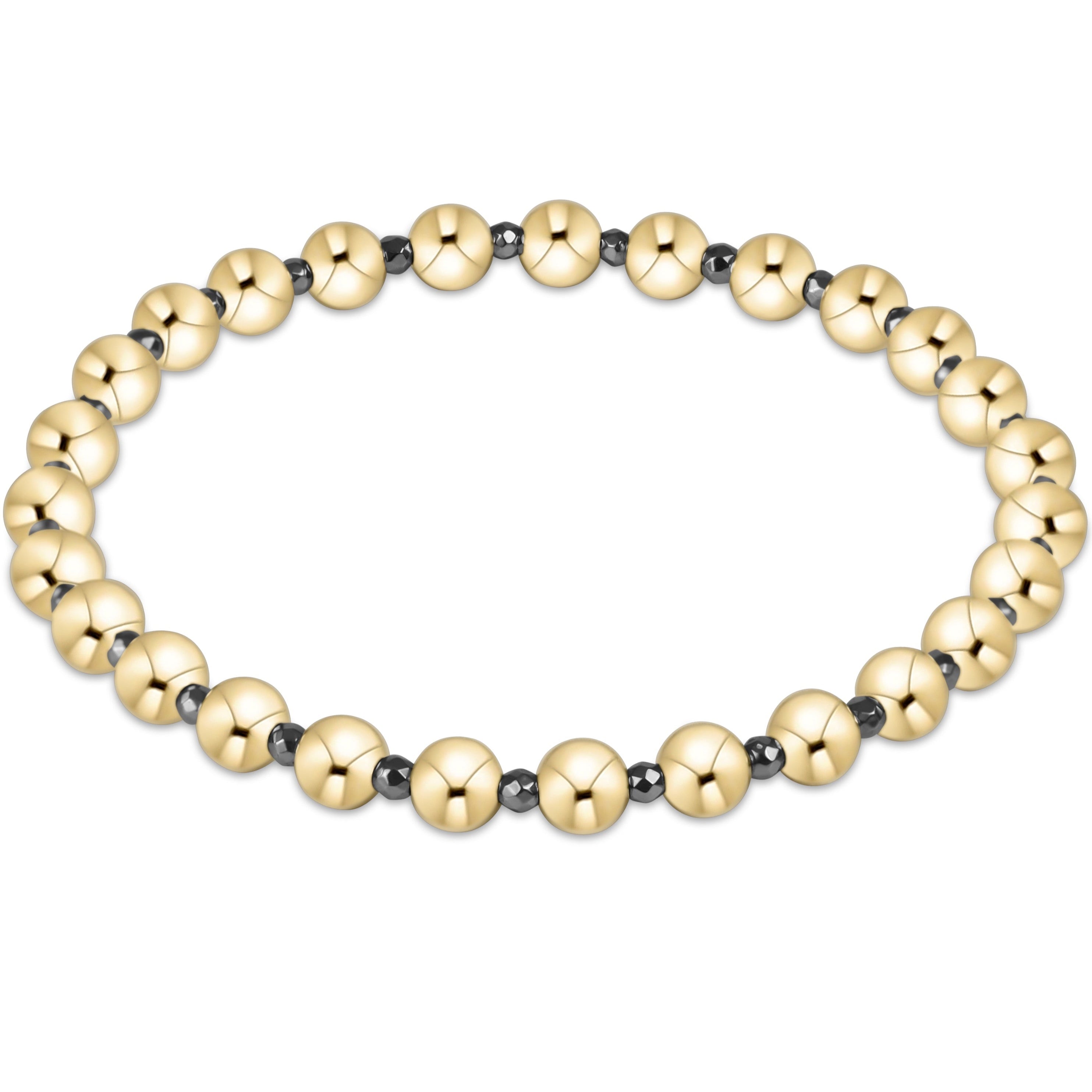 silver faceted hematite grateful pattern 5mm bead bracelet