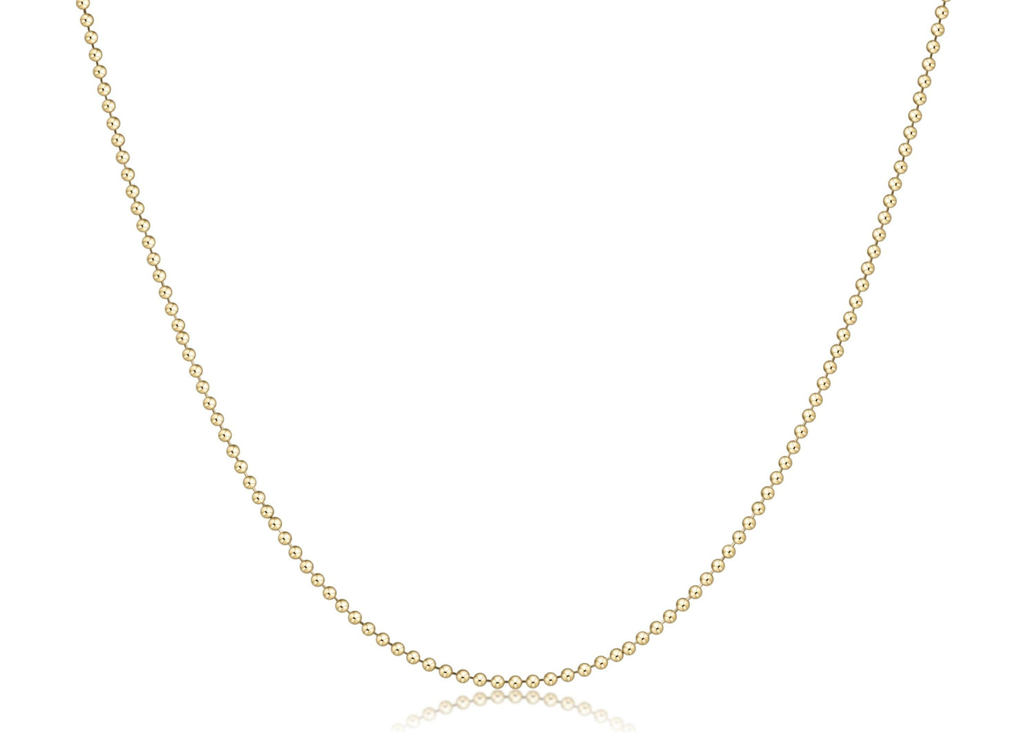 Choker Classic Beaded Chain - Gold