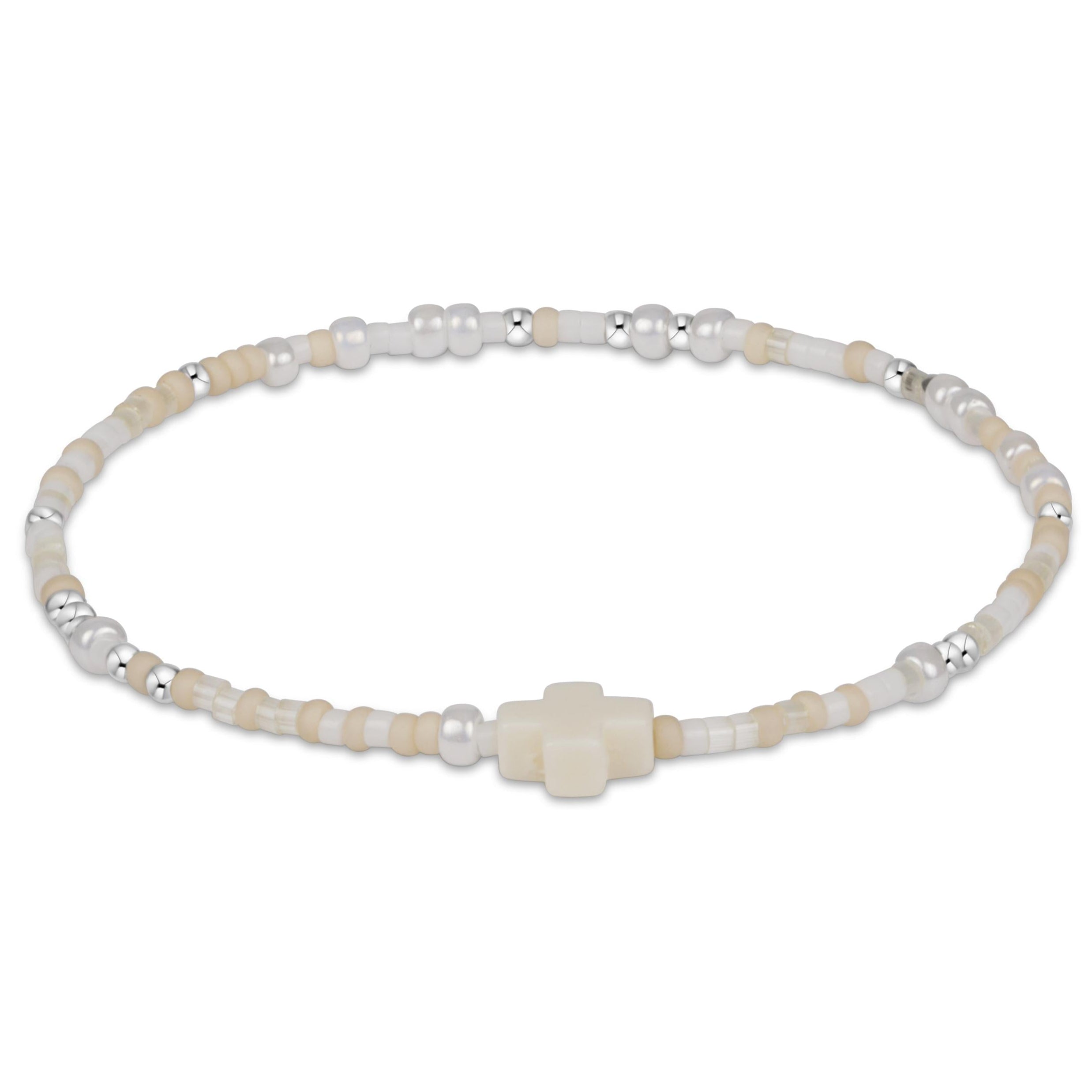 Hope Unwritten Sterling Signature Cross Bracelet - Call Me On My Shellphone
