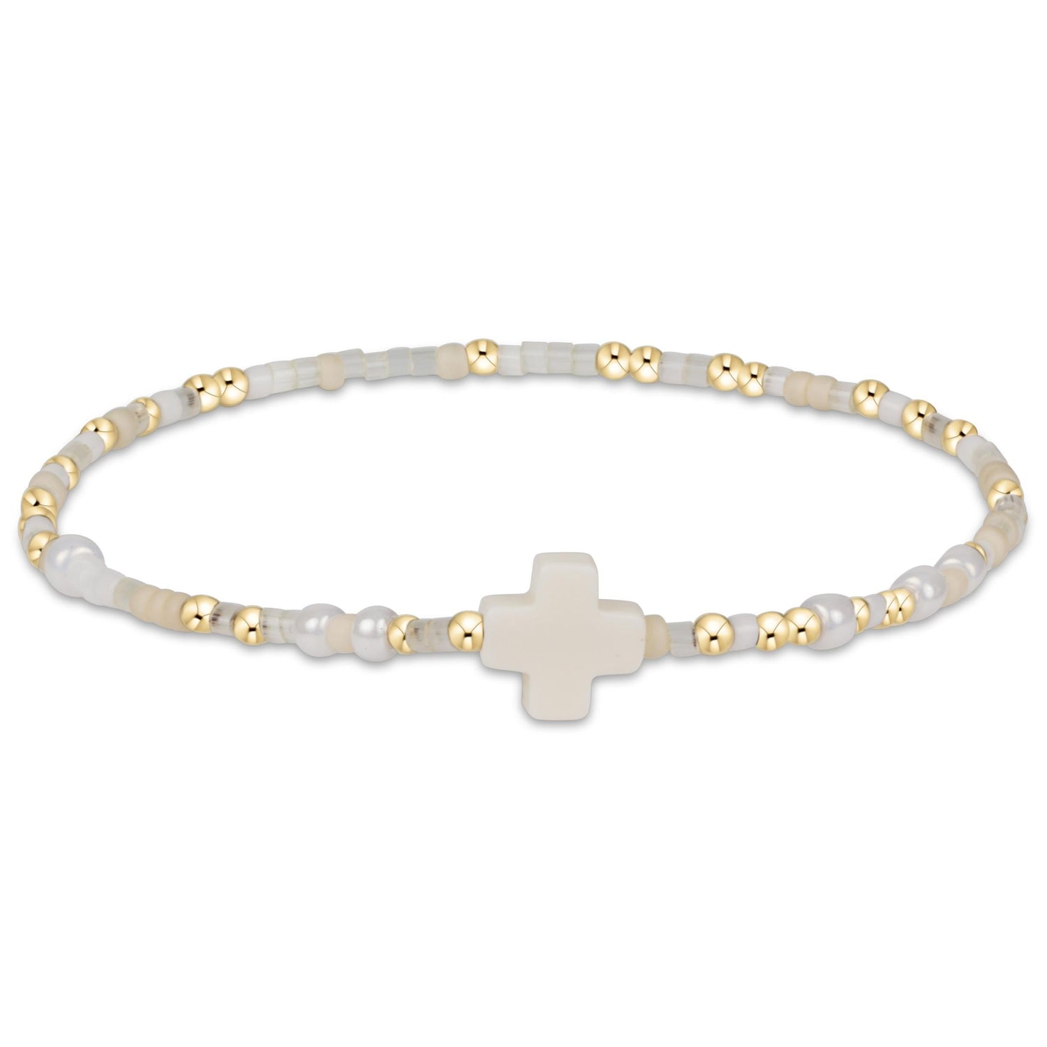 enewton Extends - Hope Unwritten Signature Cross Bracelet - Call Me On My Shellphone