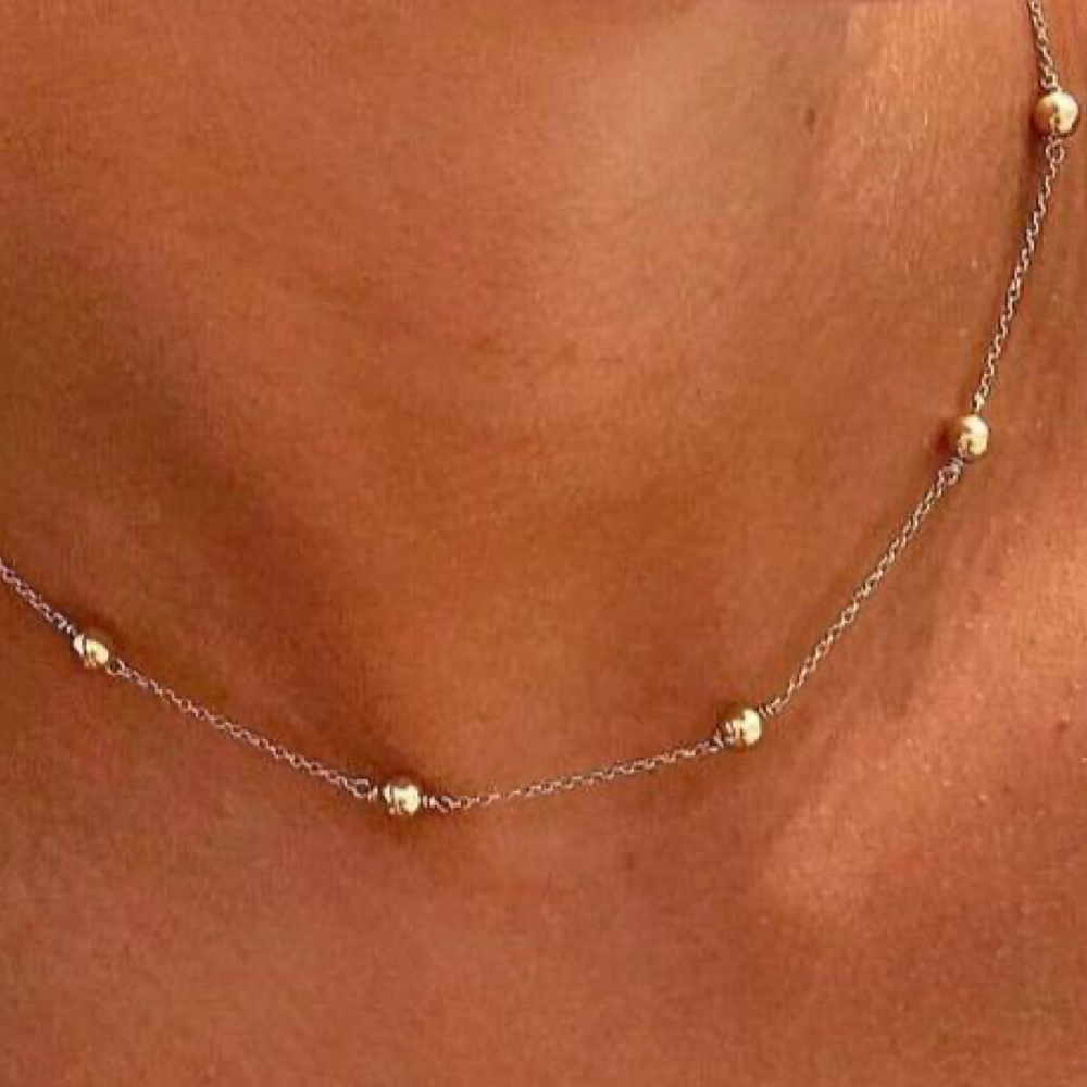 Choker Simplicity Chain Gold - Classic 4mm Gold