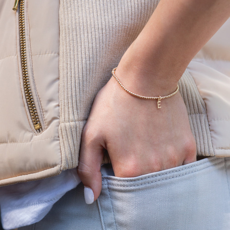 Classic Gold 2mm Bracelet - Respect Gold Charm