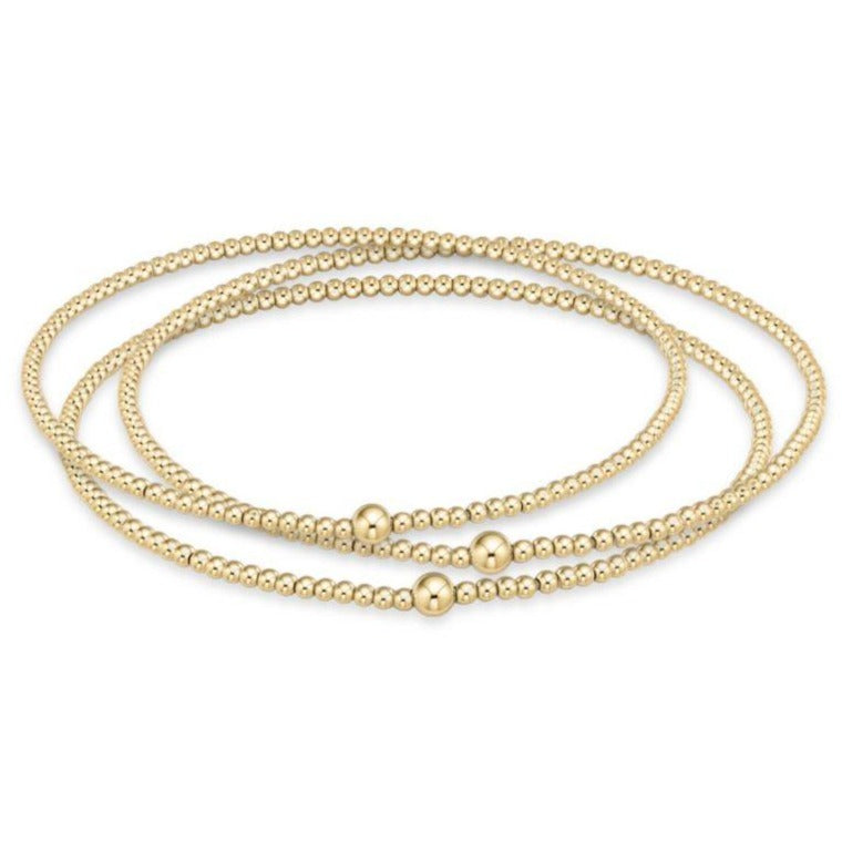 Enewton Cherish Gold Bangle Bracelet - Medium