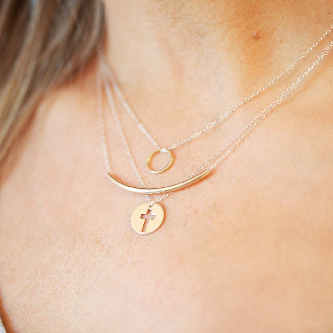 gorjana Jewelry | Kara Padlock Charm Necklace