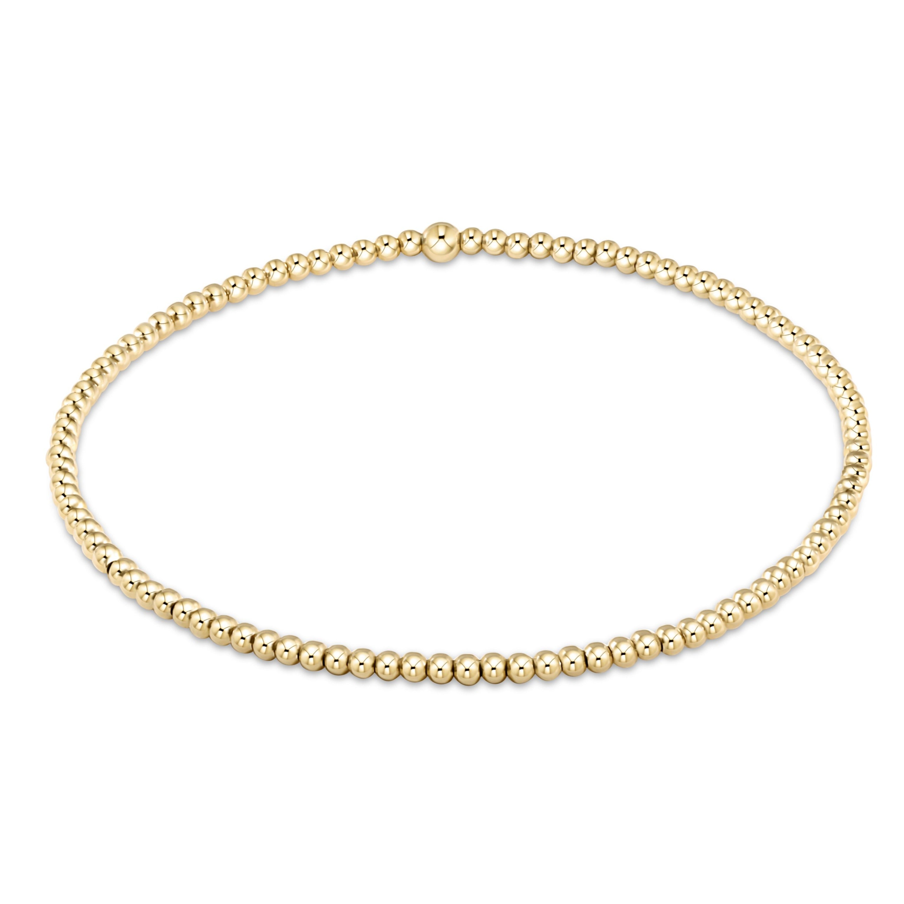 Gold filled Star of David - ball bead bracelet – Wonnaful