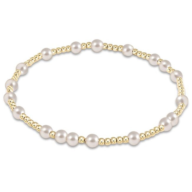 Crystal Vibe White Freshwater Pearl Bracelets for India | Ubuy