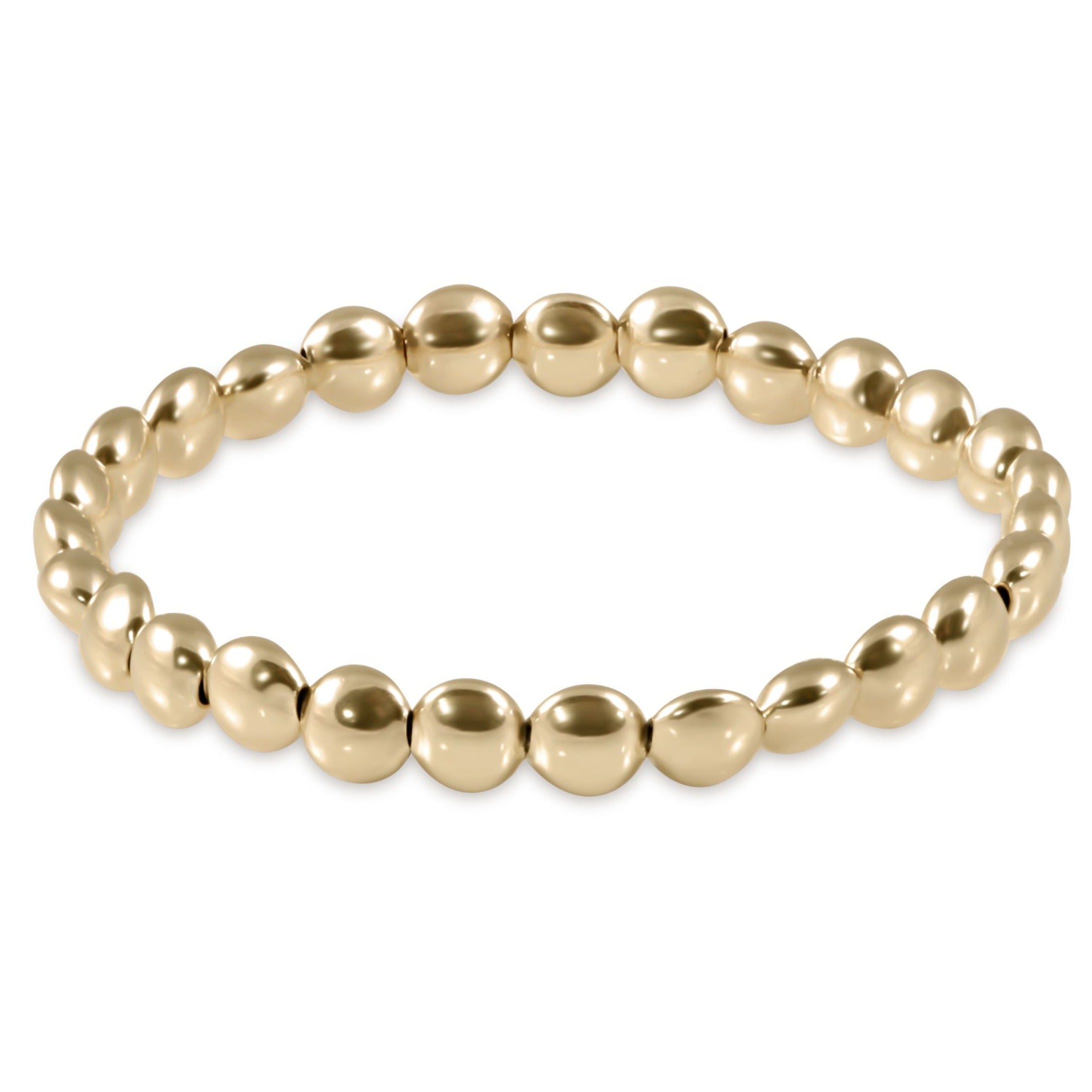 enewton extends - honesty gold 6mm bead bracelet
